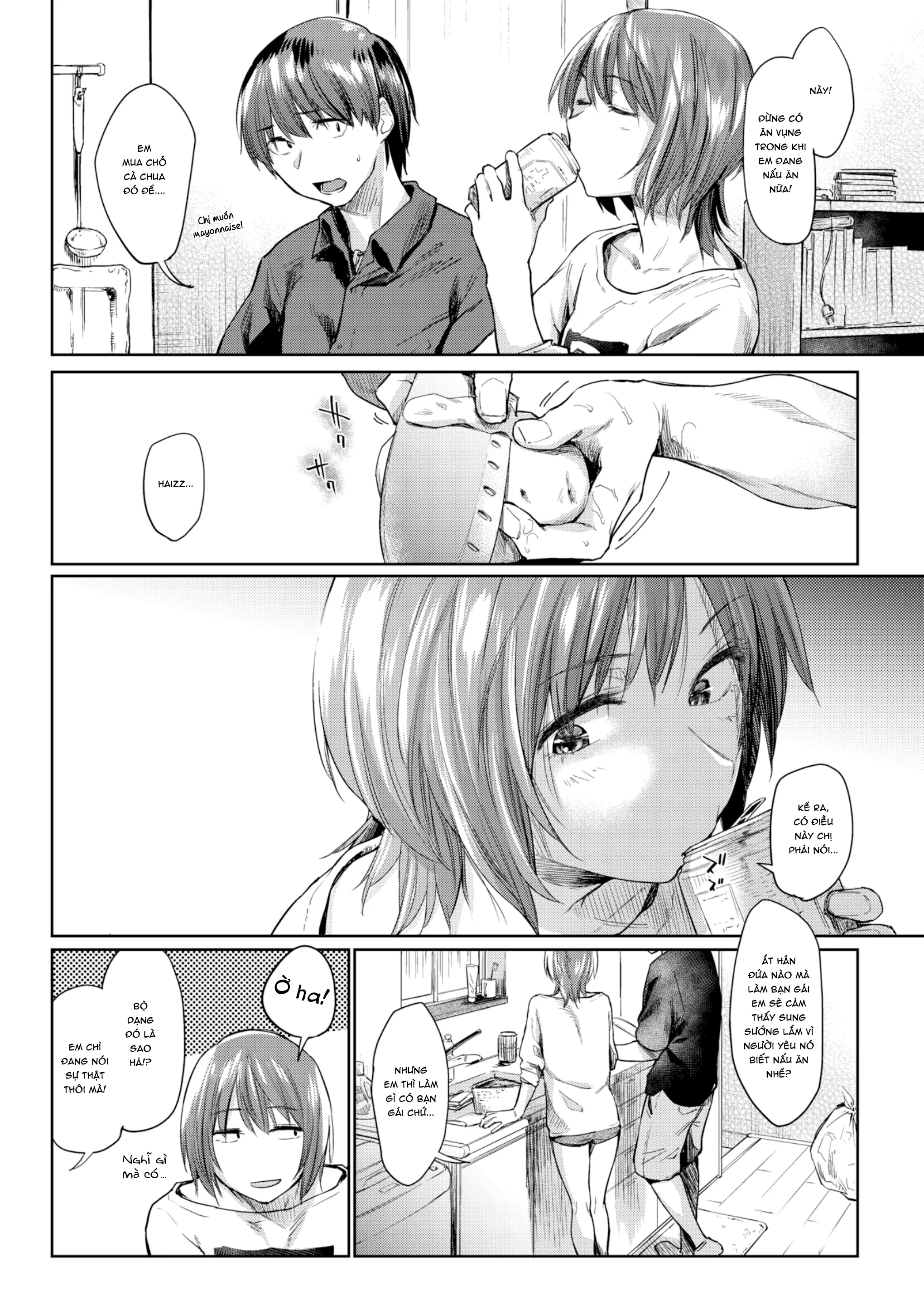 HentaiVN.net - Ảnh 4 - Hàng Xóm Sát Sườn Nhà Tôi - Chap 1