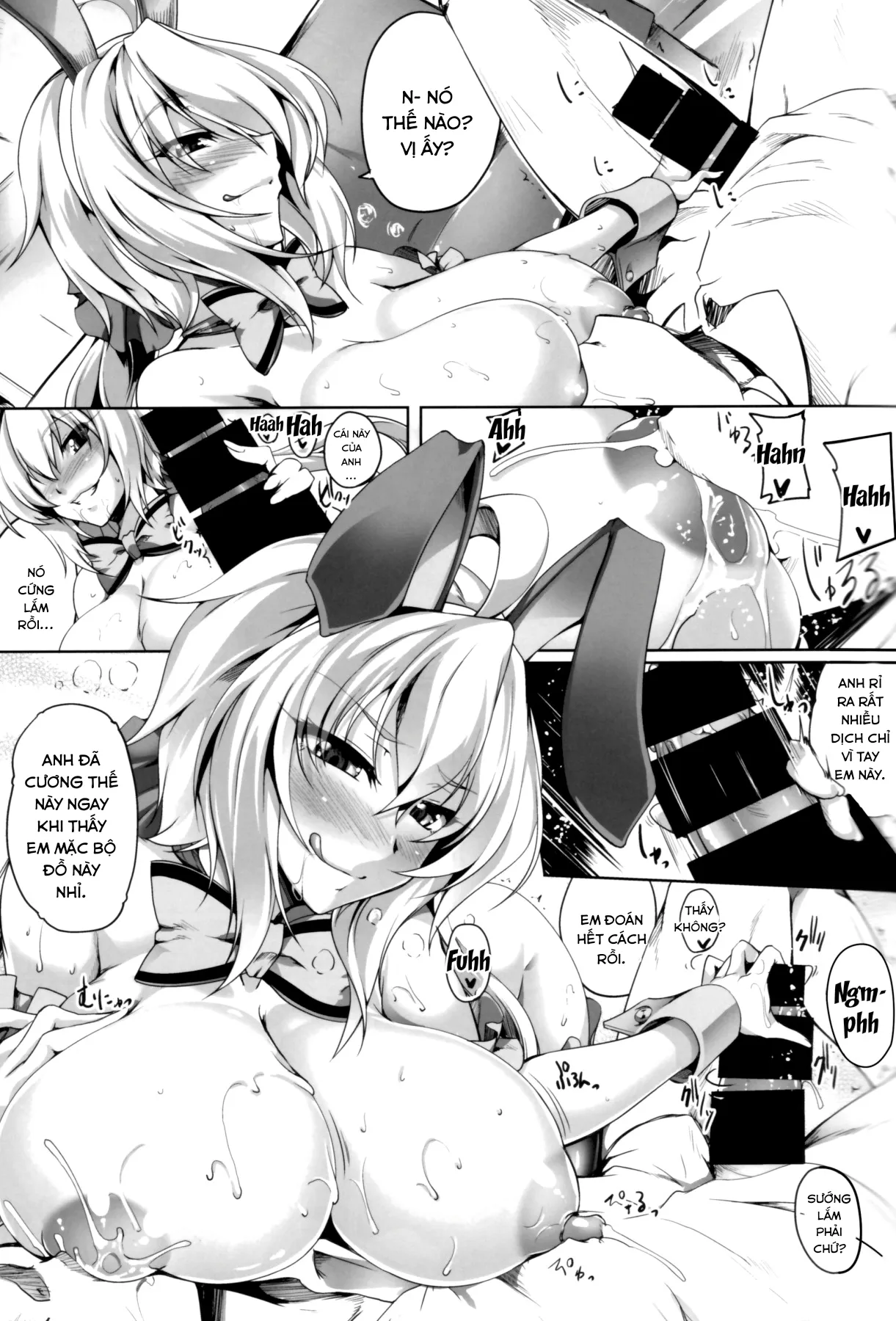 HentaiVN.net - Ảnh 11 - Bunny na Chris-chan no Bukkake Milk Party (Senki Zesshou Symphogear) [バニーなクリスちゃんのぶっかけミルクPARTY] - Chap 1