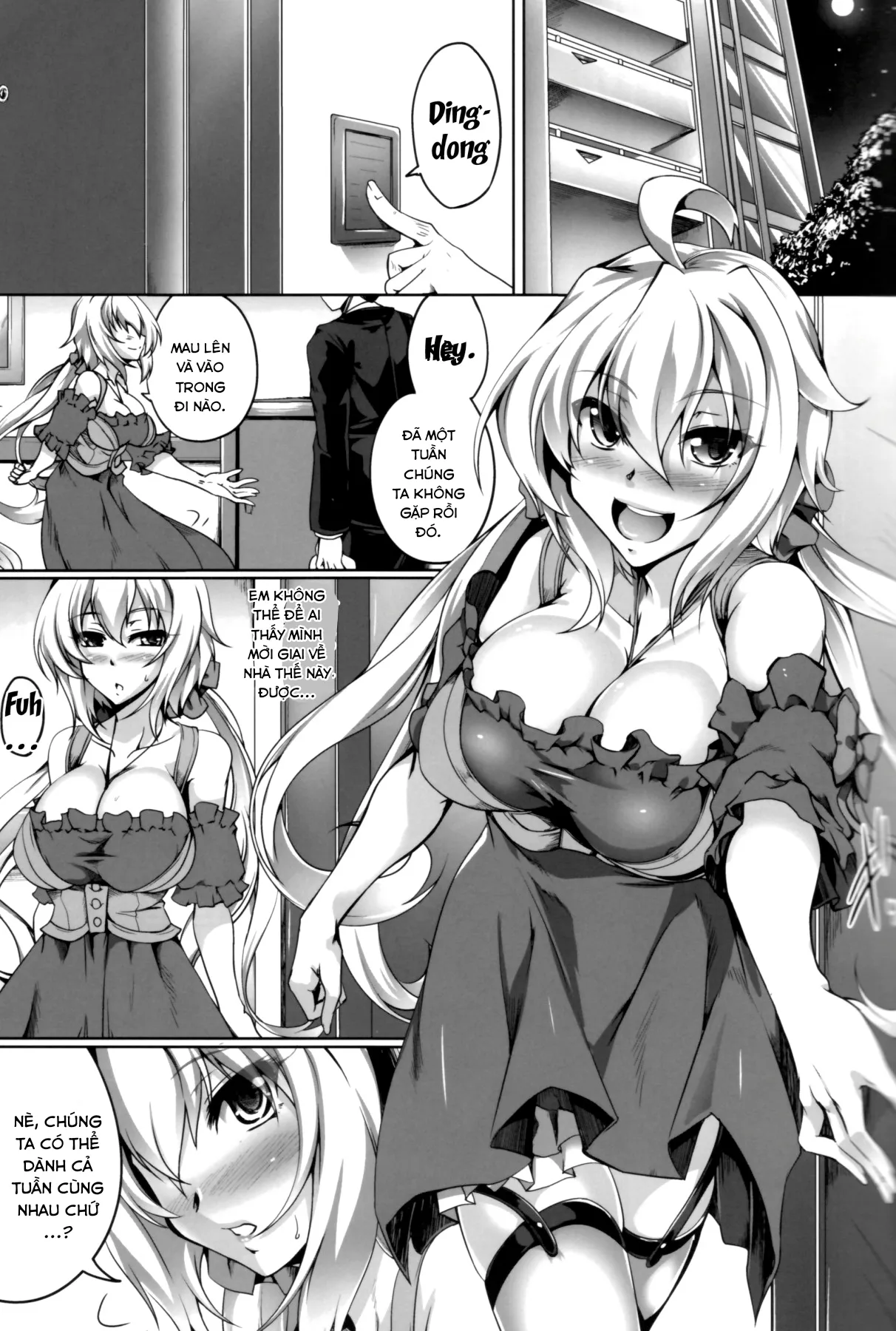 HentaiVN.net - Ảnh 3 - Bunny na Chris-chan no Bukkake Milk Party (Senki Zesshou Symphogear) [バニーなクリスちゃんのぶっかけミルクPARTY] - Chap 1