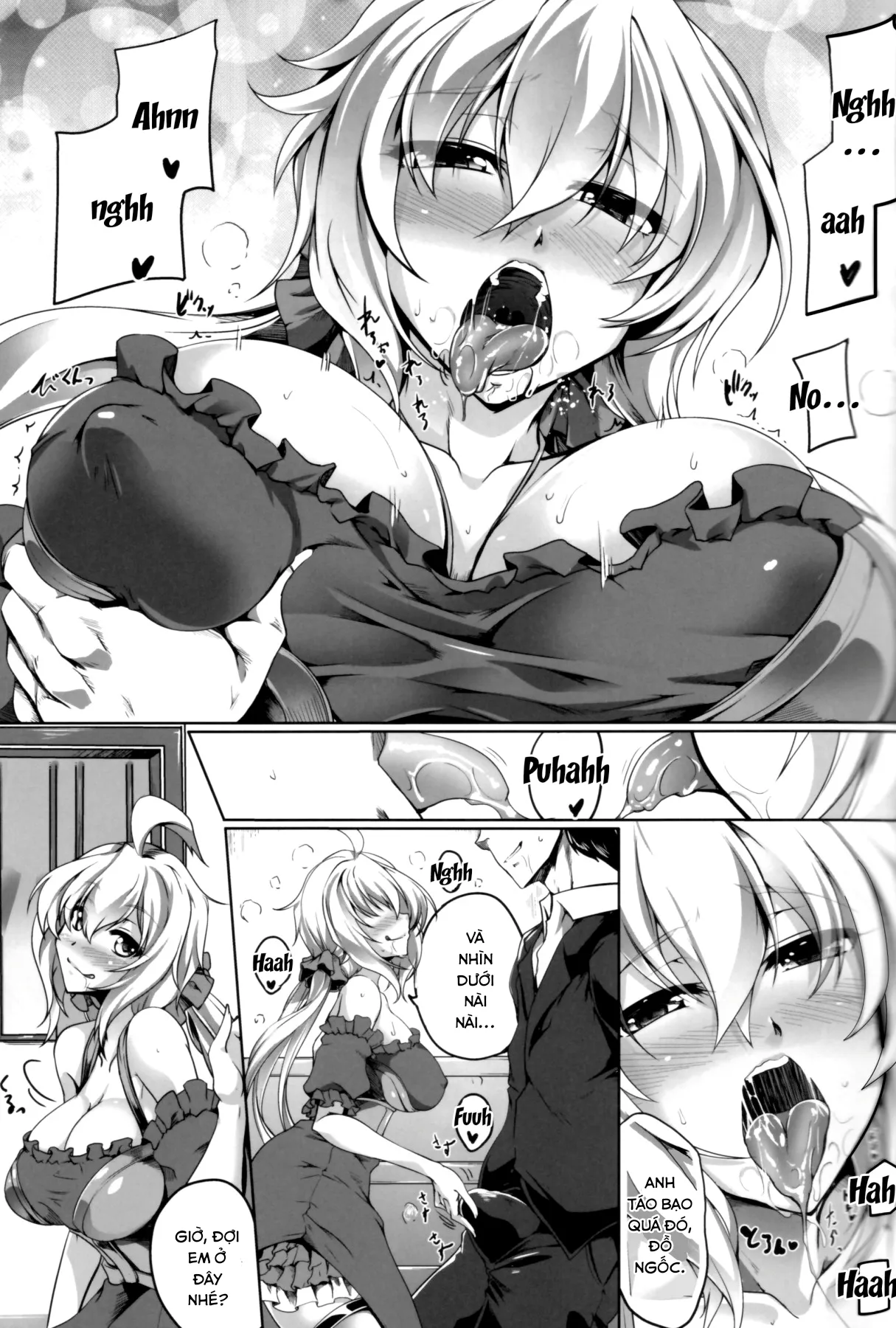 HentaiVN.net - Ảnh 5 - Bunny na Chris-chan no Bukkake Milk Party (Senki Zesshou Symphogear) [バニーなクリスちゃんのぶっかけミルクPARTY] - Chap 1