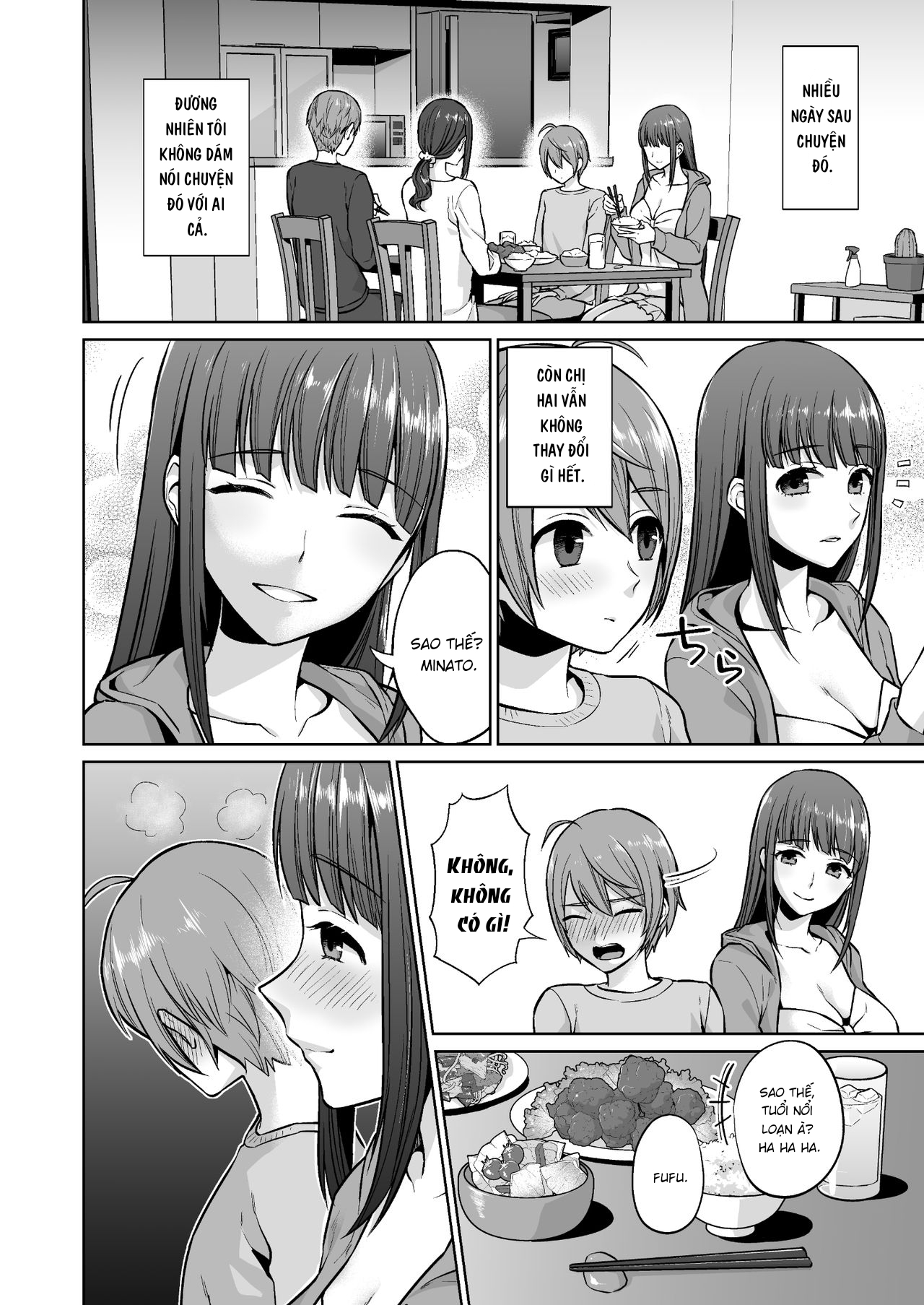 HentaiVN.net - Ảnh 14 - Bản tính dâm đãng của chị gái điềm tĩnh [Ottori Onee-chan no Ecchi na Honshou] - Chap 1