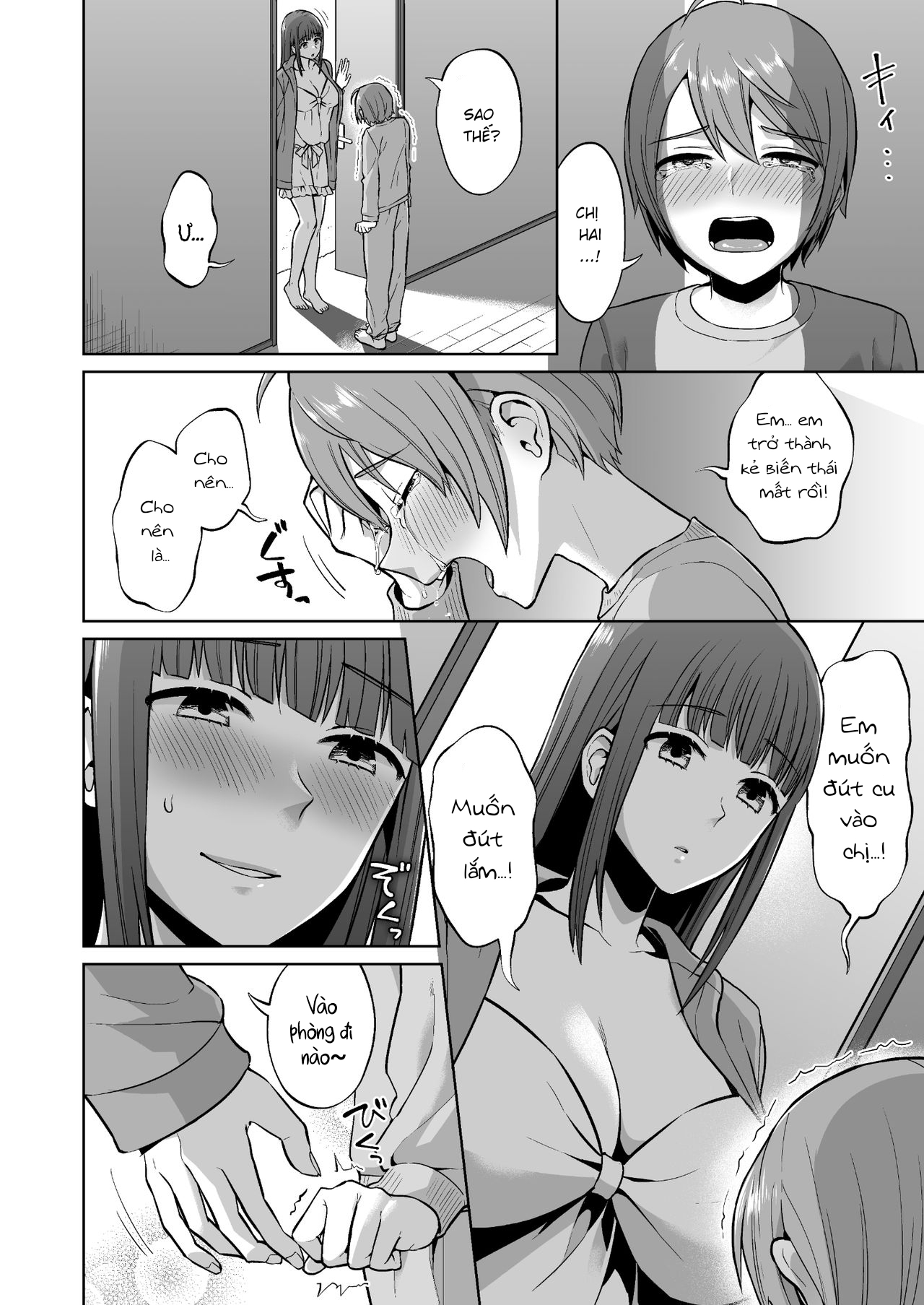 HentaiVN.net - Ảnh 24 - Bản tính dâm đãng của chị gái điềm tĩnh [Ottori Onee-chan no Ecchi na Honshou] - Chap 1