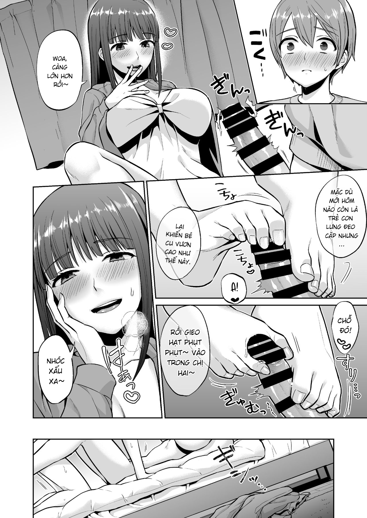 HentaiVN.net - Ảnh 26 - Bản tính dâm đãng của chị gái điềm tĩnh [Ottori Onee-chan no Ecchi na Honshou] - Chap 1