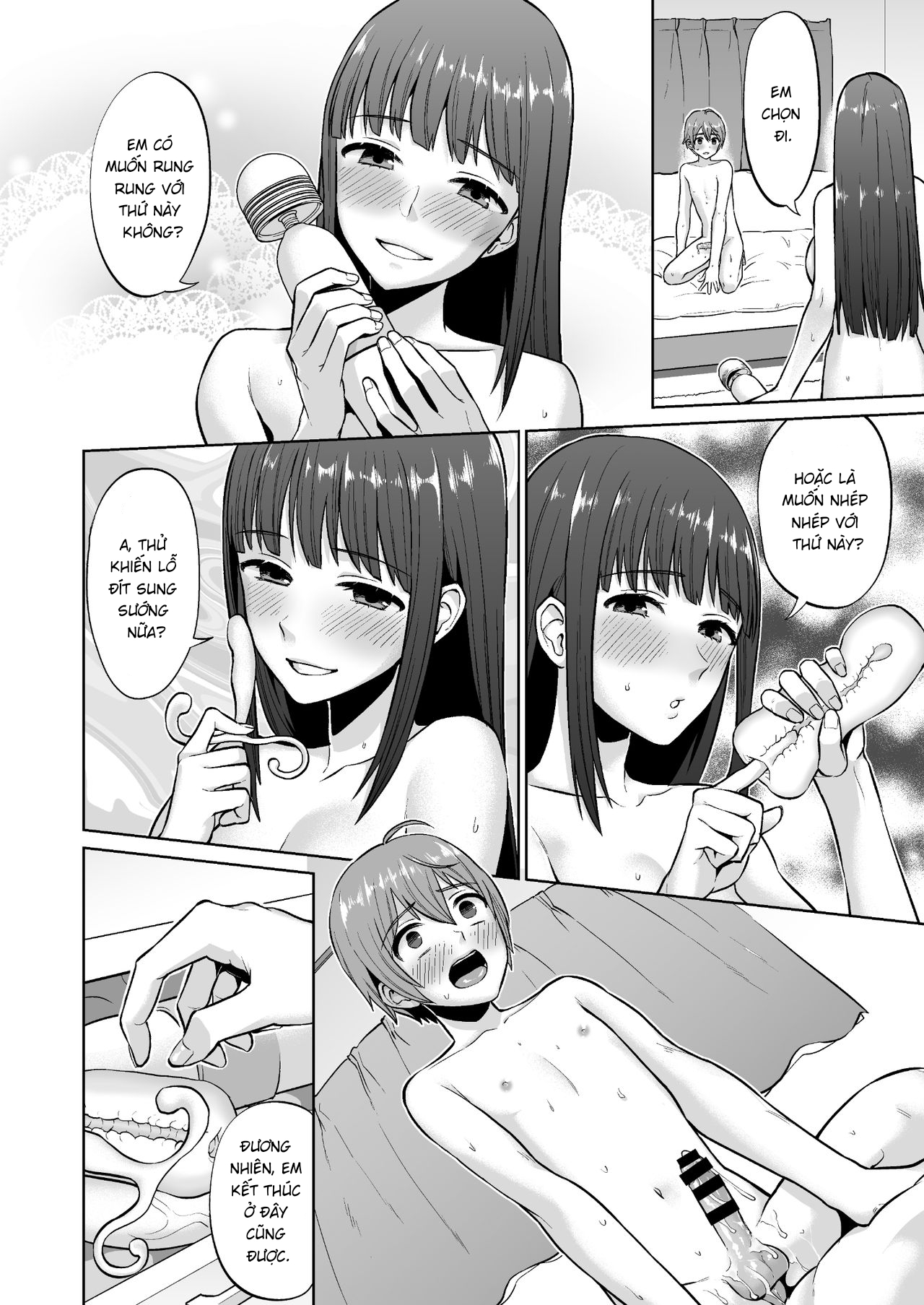HentaiVN.net - Ảnh 36 - Bản tính dâm đãng của chị gái điềm tĩnh [Ottori Onee-chan no Ecchi na Honshou] - Chap 1