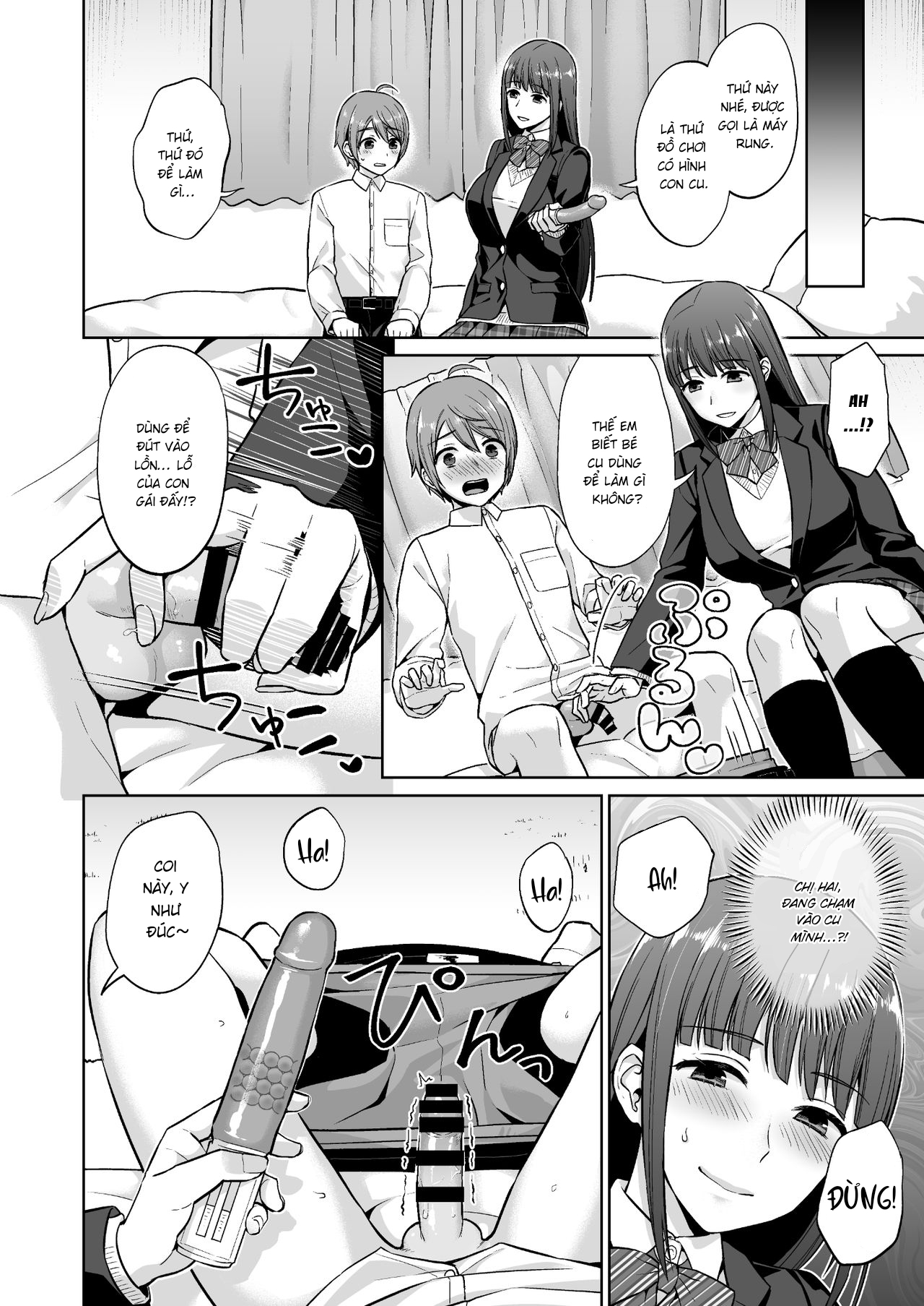 HentaiVN.net - Ảnh 10 - Bản tính dâm đãng của chị gái điềm tĩnh [Ottori Onee-chan no Ecchi na Honshou] - Chap 1