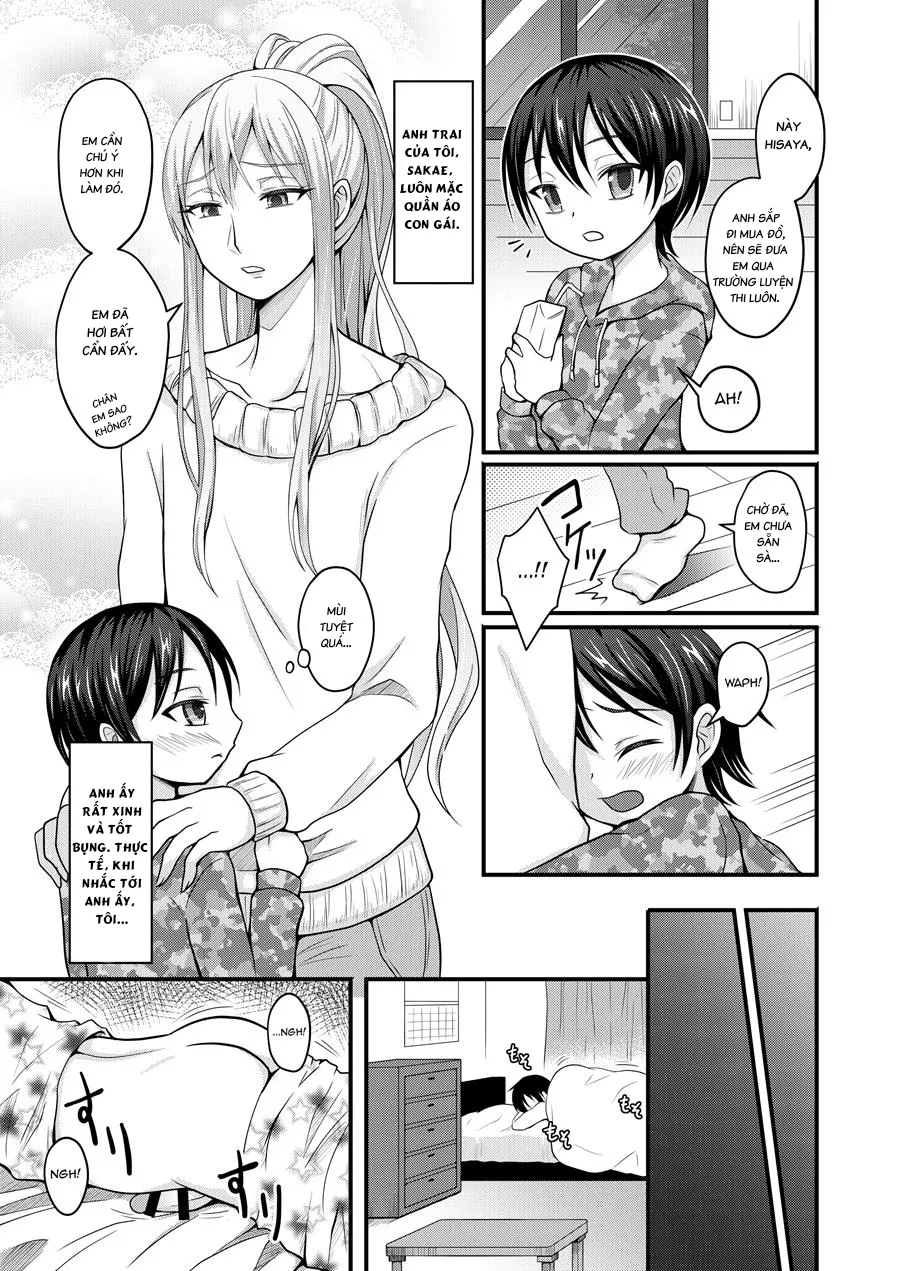 HentaiVN.net - Ảnh 4 - Amaetagari Na Otouto wa Onee-chan Banare ga Dekinai - Chap 1