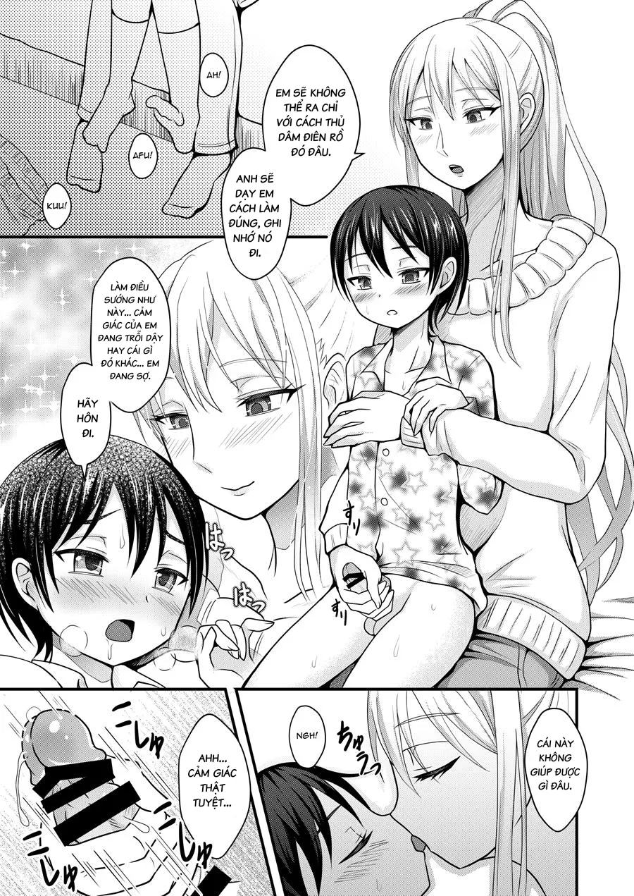 HentaiVN.net - Ảnh 6 - Amaetagari Na Otouto wa Onee-chan Banare ga Dekinai - Chap 1