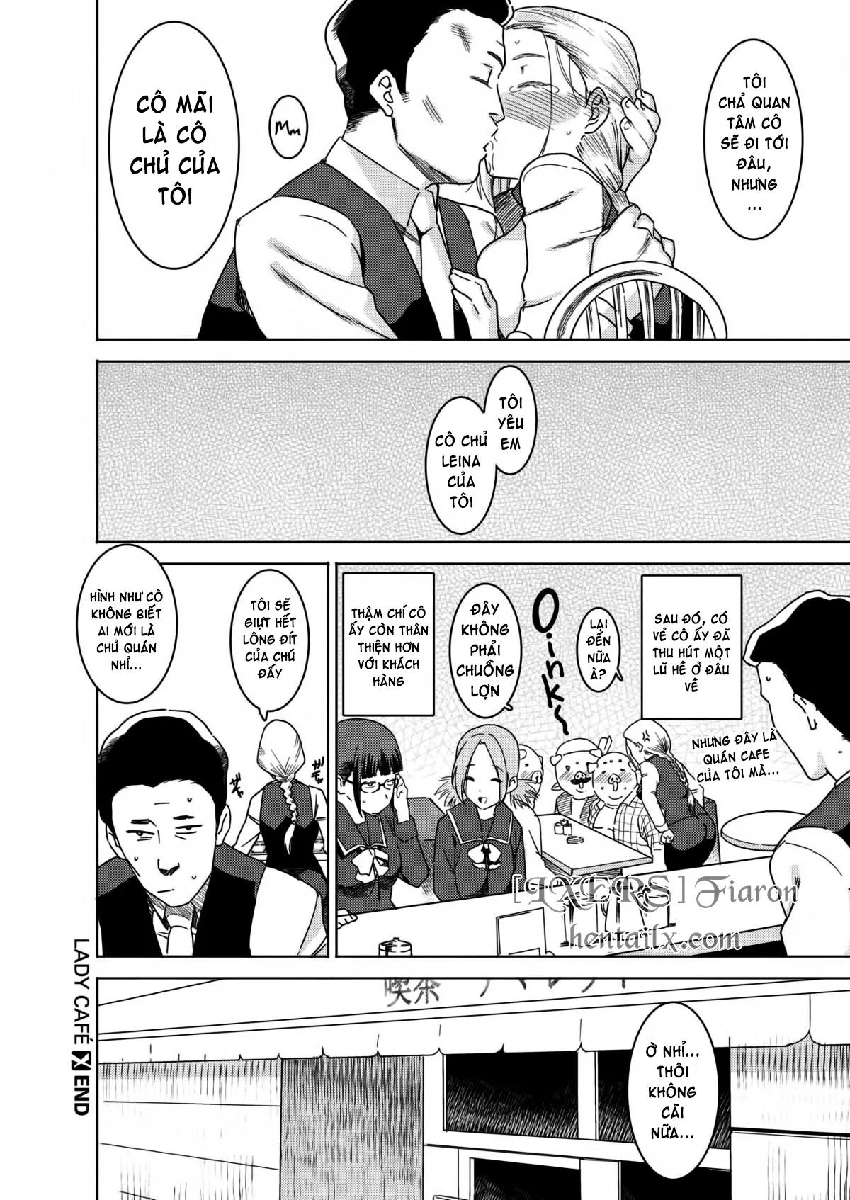 HentaiVN.net - Ảnh 25 - Lady Cafe - Chap 1