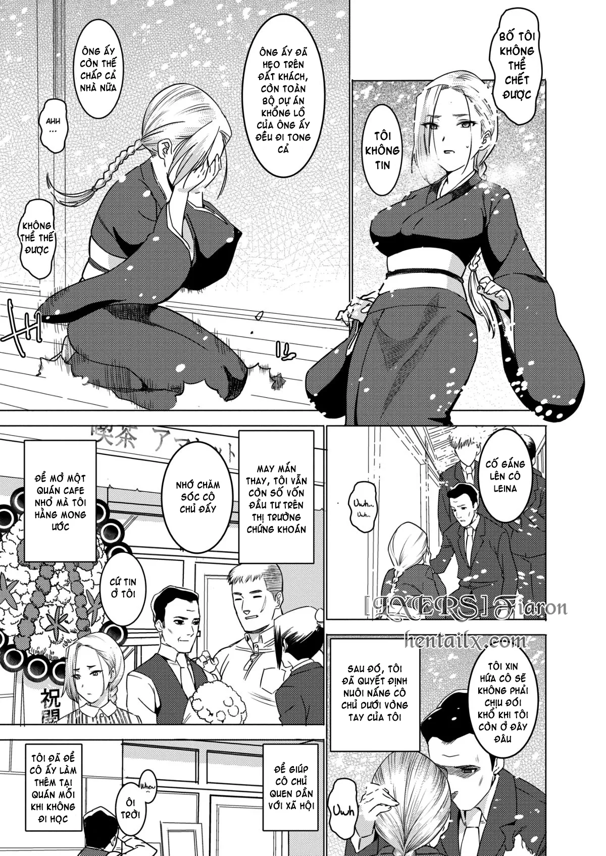 HentaiVN.net - Ảnh 4 - Lady Cafe - Chap 1