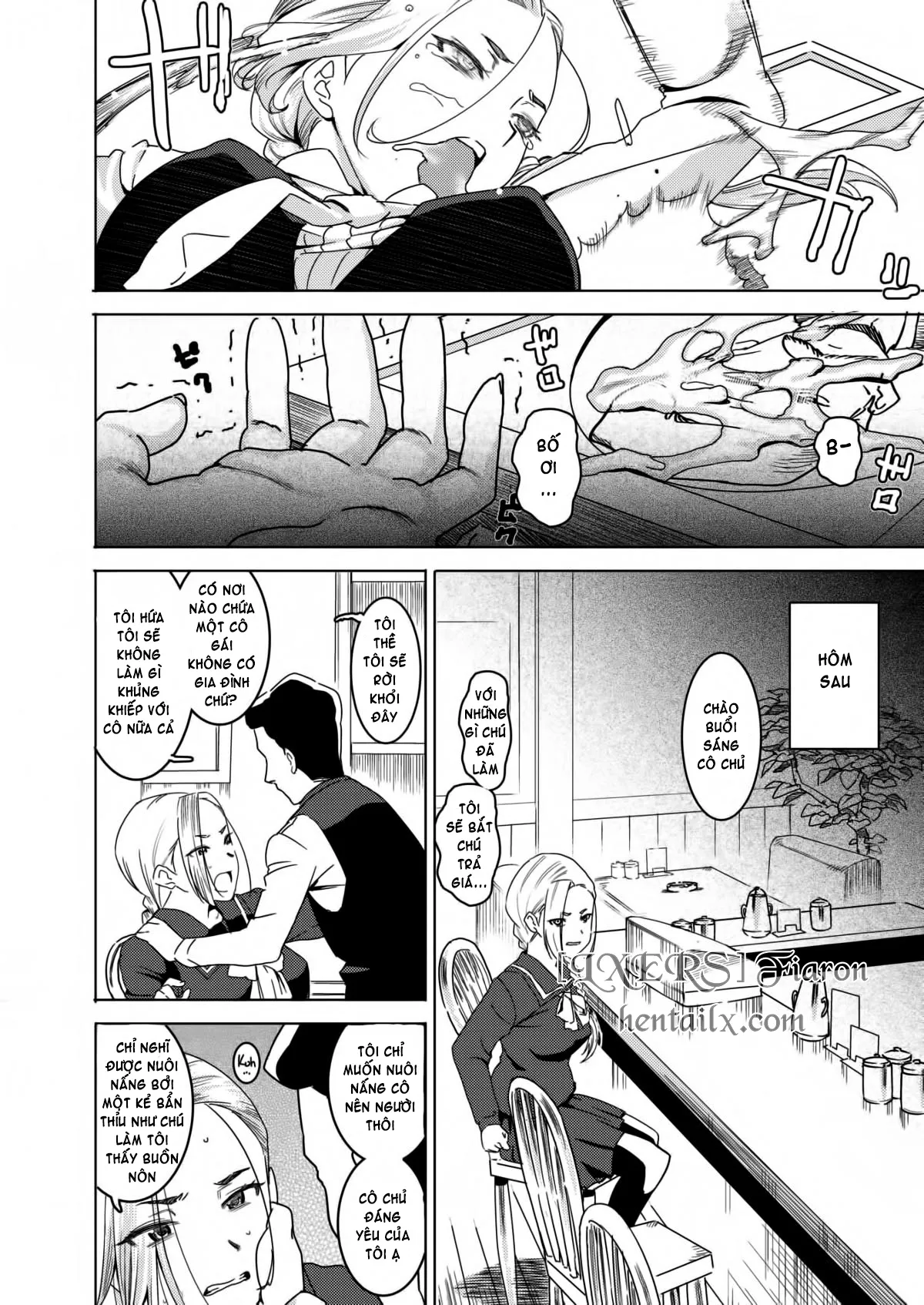 HentaiVN.net - Ảnh 9 - Lady Cafe - Chap 1
