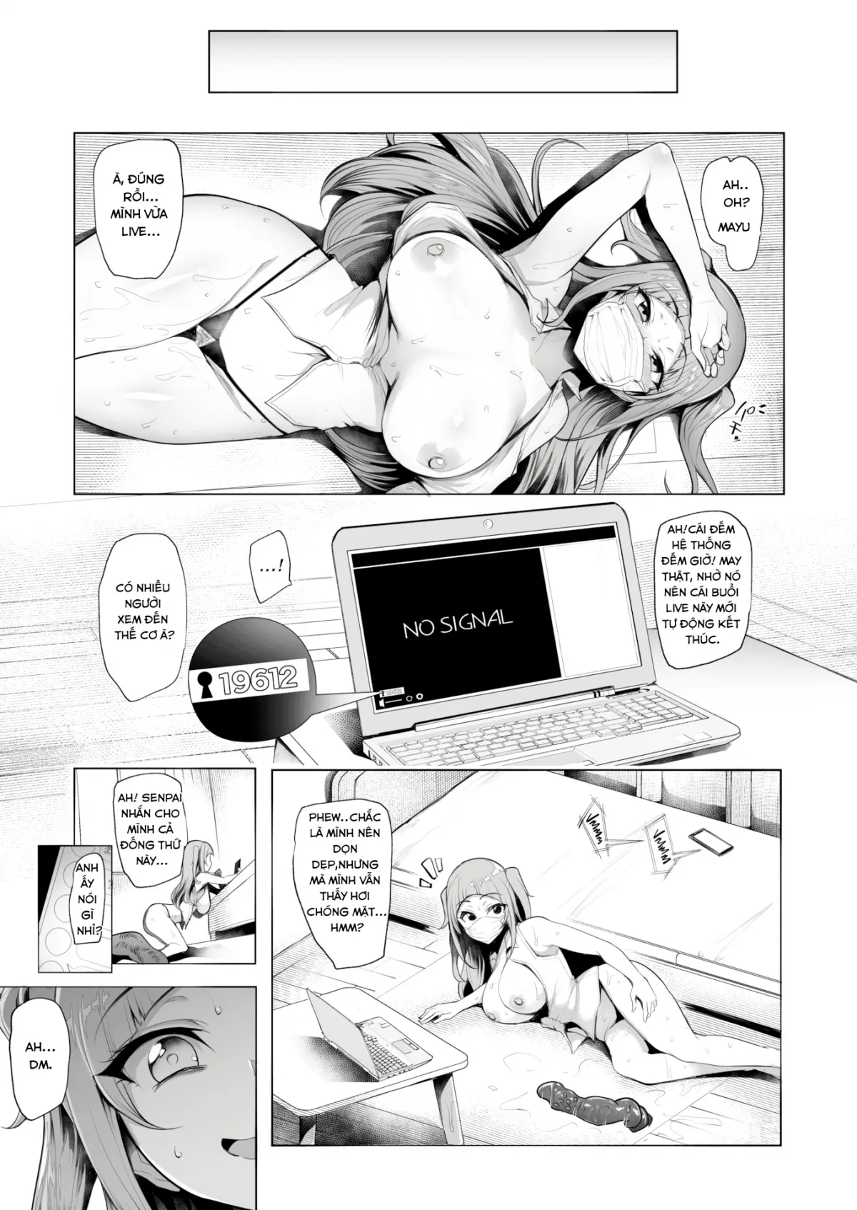 HentaiVN.net - Ảnh 6 - Tôi không thể ngừng livestream! [I Can't Stop Live Streaming!] - Chap 1
