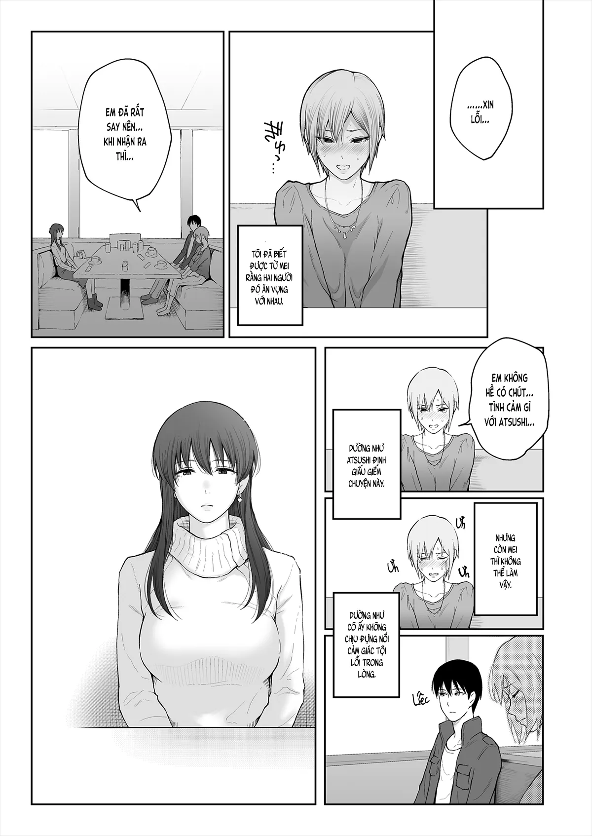 HentaiVN.net - Ảnh 12 - Chuyện bốn người và sự trả đũa (nguyên tác) [Shikaku to Batsu (original); シカクとバツ (オリジナル)] - Chap 1