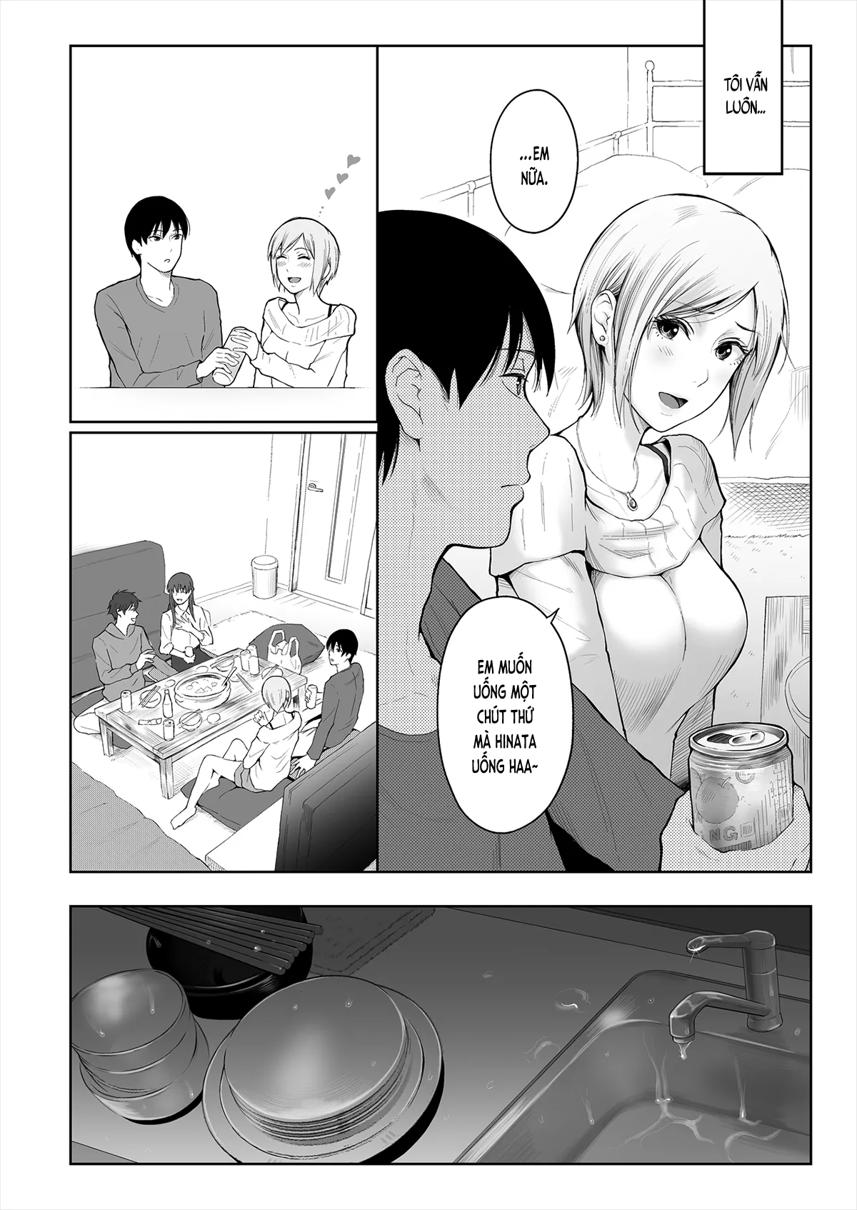 HentaiVN.net - Ảnh 9 - Chuyện bốn người và sự trả đũa (nguyên tác) [Shikaku to Batsu (original); シカクとバツ (オリジナル)] - Chap 1