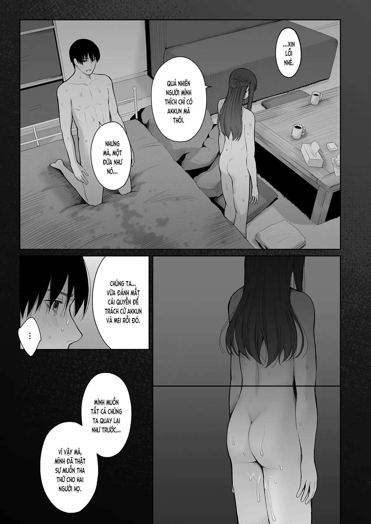 HentaiVN.net - Ảnh 19 - Chuyện bốn người và sự trả đũa (nguyên tác) [Shikaku to Batsu (original); シカクとバツ (オリジナル)] - Chap 2