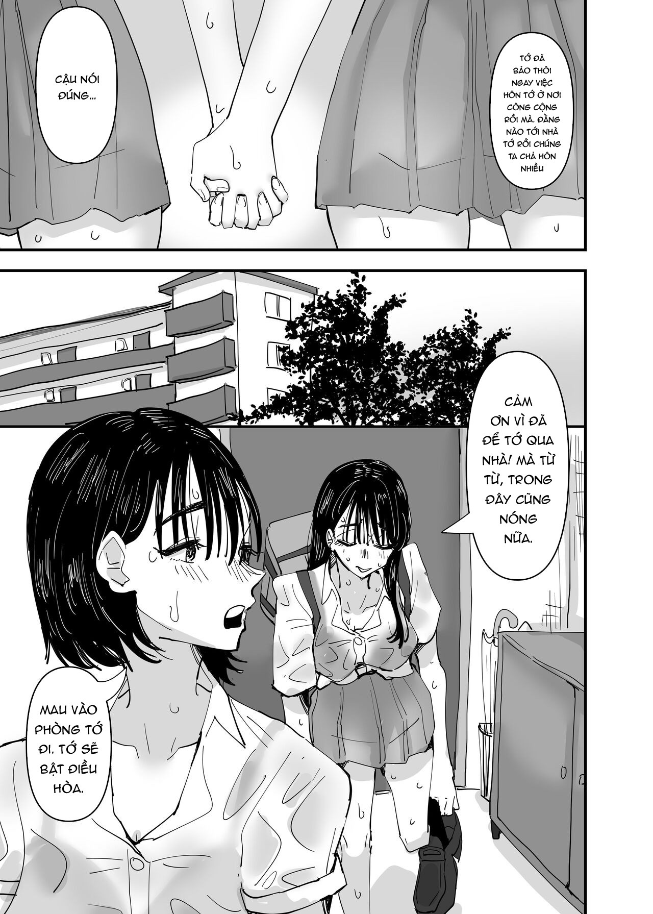 HentaiVN.net - Ảnh 7 - JK Couple Ga Asedaku De Ecchi Suru Dake - Chap 1