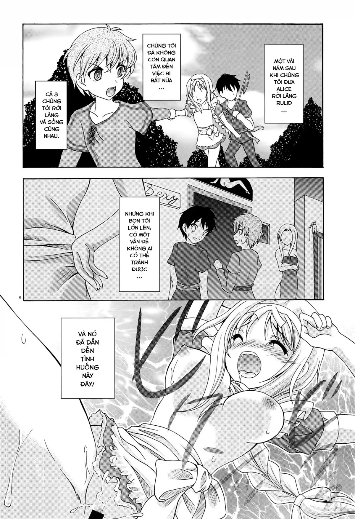 HentaiVN.net - Ảnh 5 - Yume no Nuki no Alice (Sword Art Online) [Yume No Kuni No Alice ~The Another World~] - Chap 1
