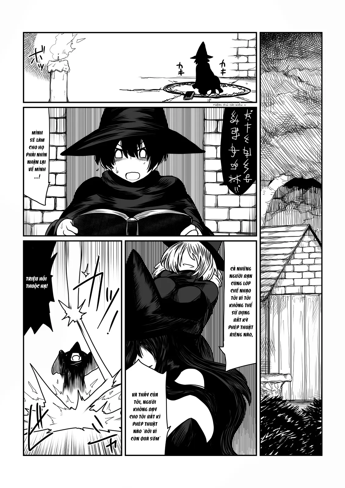 HentaiVN.net - Ảnh 3 - Nàng slime và đệ tử của phù thủy [Slime-San To Majo No Deshi | Slime And The Witch's Disciple] - Chap 1
