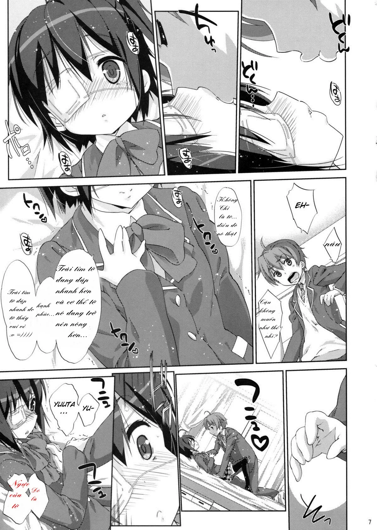 HentaiVN.net - Ảnh 6 - Rikka to Koi Shitai (Chuunibyou Demo Koi Ga Shitai) - Chap 1