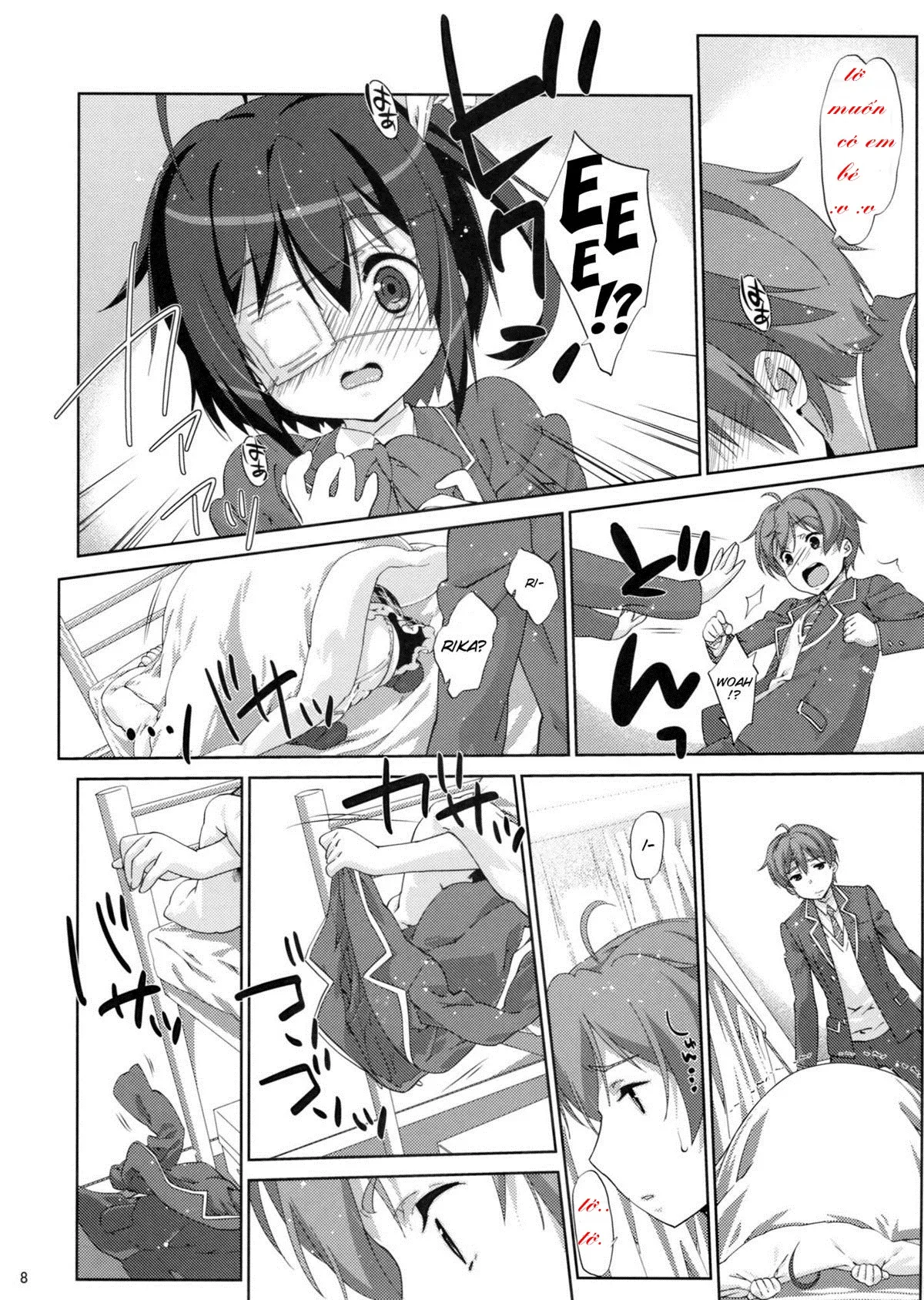 HentaiVN.net - Ảnh 7 - Rikka to Koi Shitai (Chuunibyou Demo Koi Ga Shitai) - Chap 1