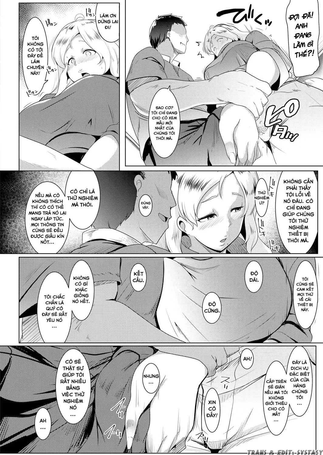 HentaiVN.net - Ảnh 5 - A Blonde Housewife's New Toy [Kinpatsu Tsuma wa Shinsaku Kaden no Toriko Desu] - Chap 1