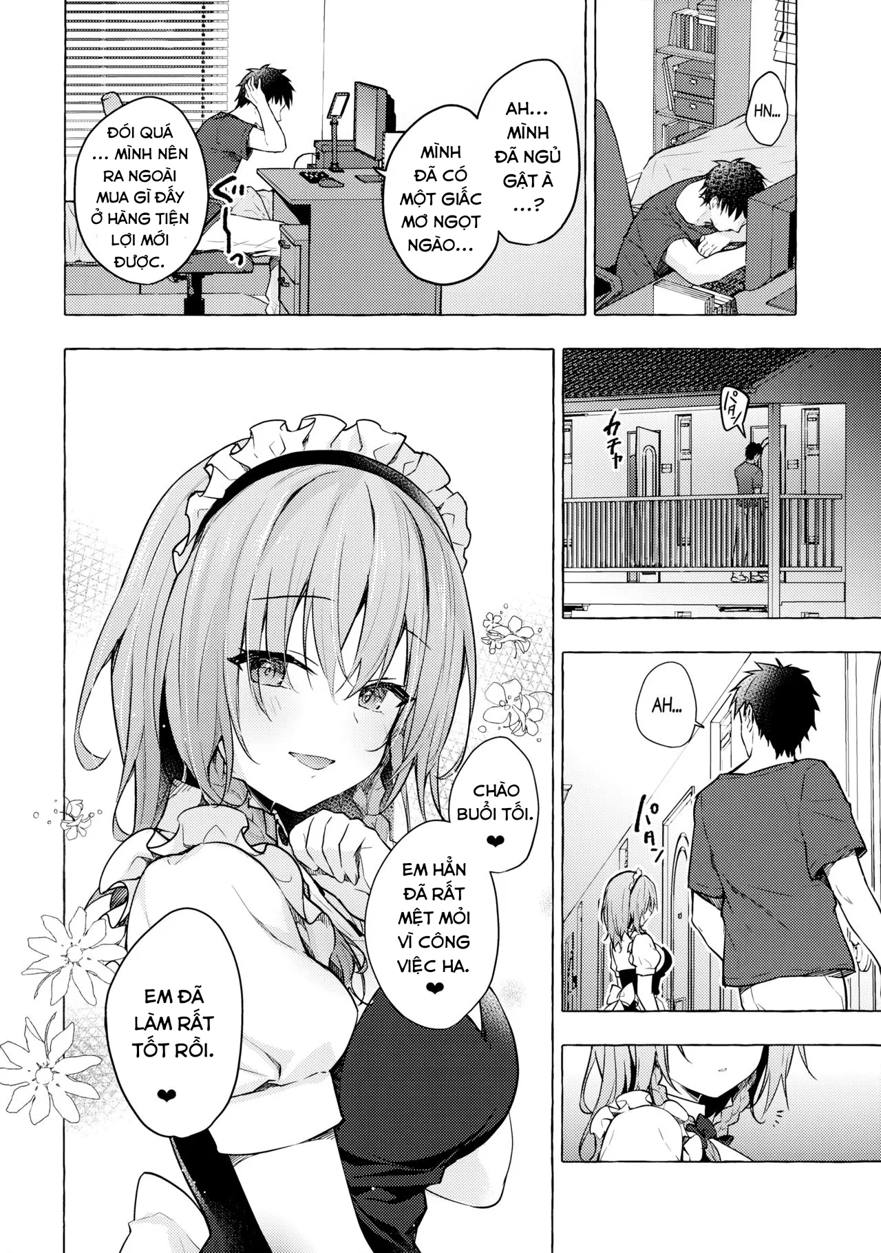 HentaiVN.net - Ảnh 17 - Tonari no Sakuya-san 3 Iyashi Maid Sakuya no Zubuzubu Gohoushi Sex (Touhou Project) - Chap 1