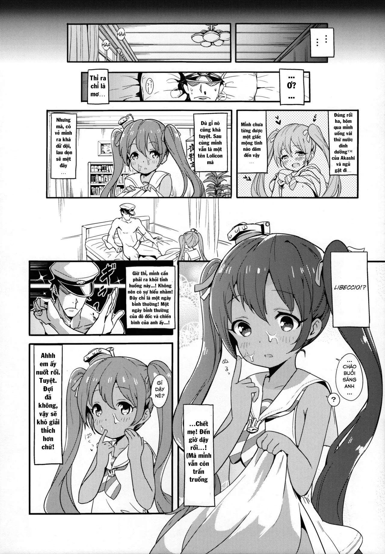 HentaiVN.net - Ảnh 9 - Đào tiên của Libeccio (Kantai Collection, -KanColle-) [Libeccio no Momojiri Dolce; りべっちおの桃尻どるちぇ] - Chap 1