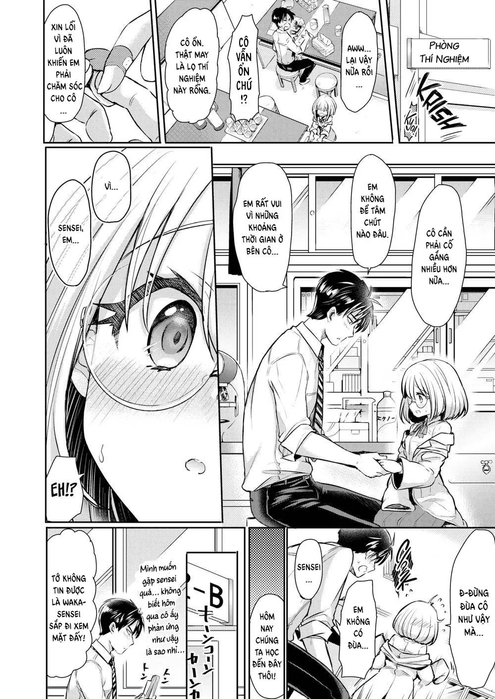 HentaiVN.net - Ảnh 4 - Don’t Go, Sensei! - Chap 1