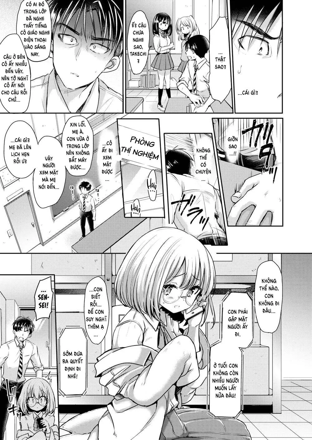 HentaiVN.net - Ảnh 5 - Don’t Go, Sensei! - Chap 1