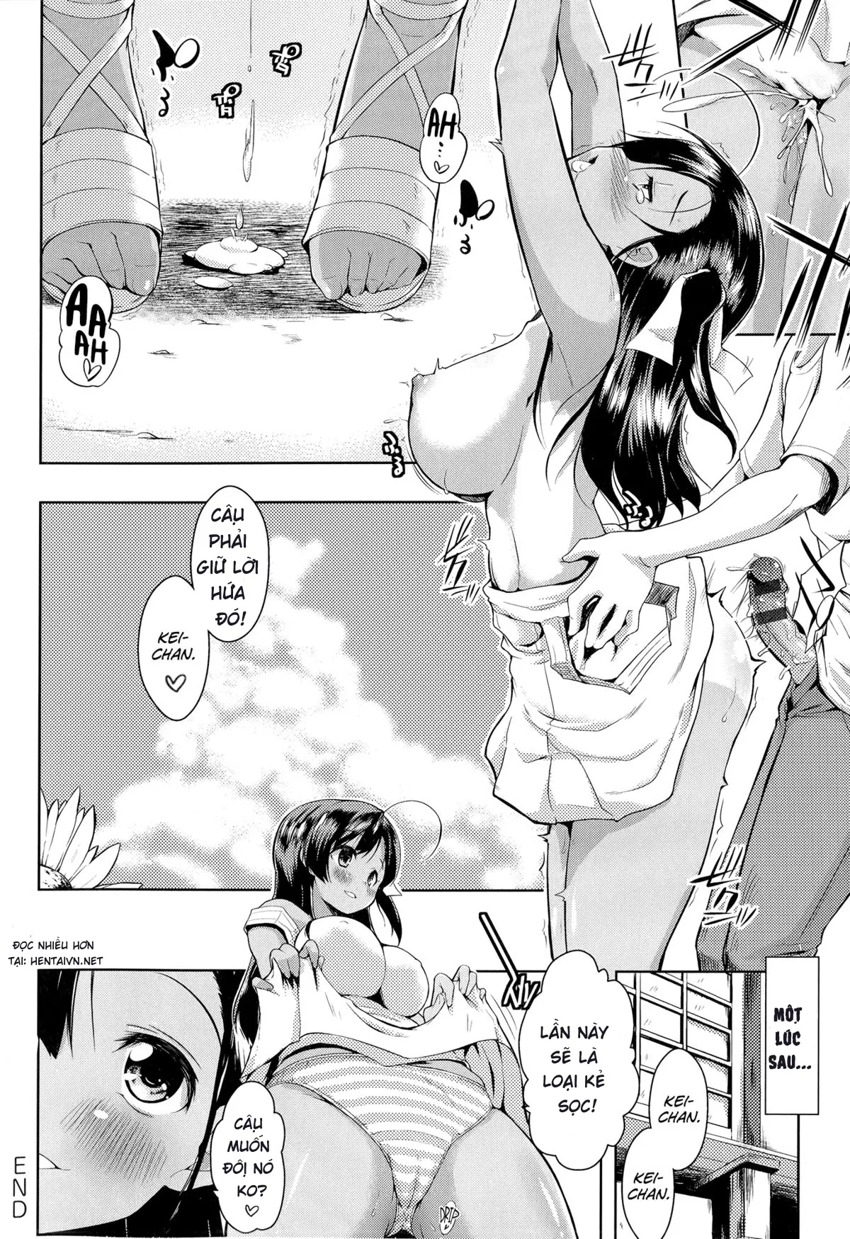 HentaiVN.net - Ảnh 21 - Natsu to Pantsu♥ [Natsu to Pantsu to Hiyake Shoujo] - Chap 1