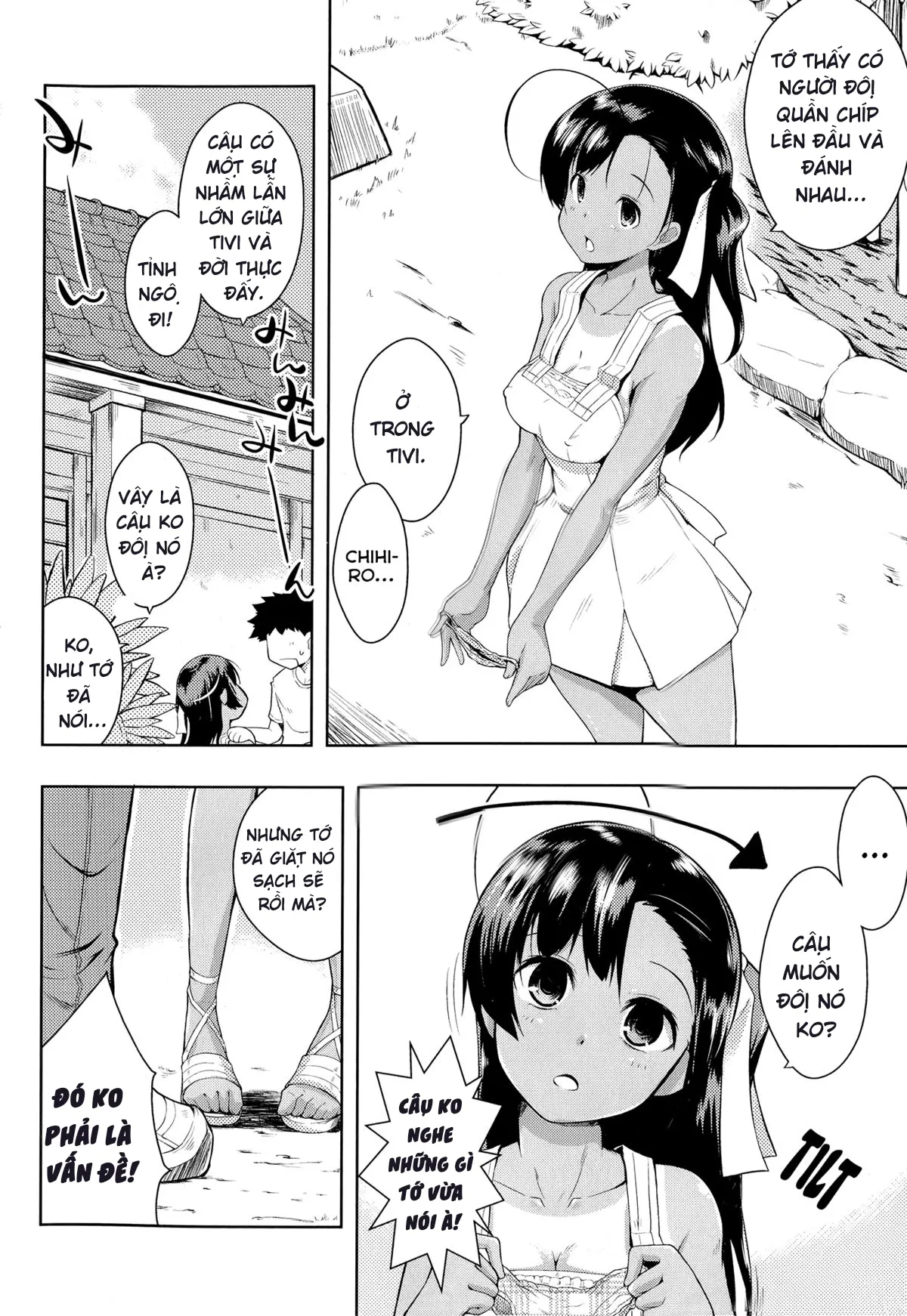 HentaiVN.net - Ảnh 3 - Natsu to Pantsu♥ [Natsu to Pantsu to Hiyake Shoujo] - Chap 1