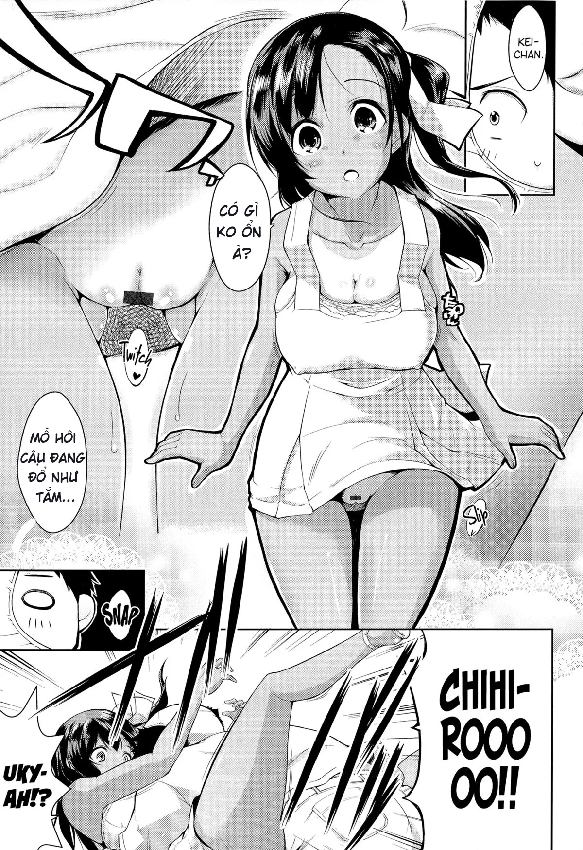 HentaiVN.net - Ảnh 8 - Natsu to Pantsu♥ [Natsu to Pantsu to Hiyake Shoujo] - Chap 1