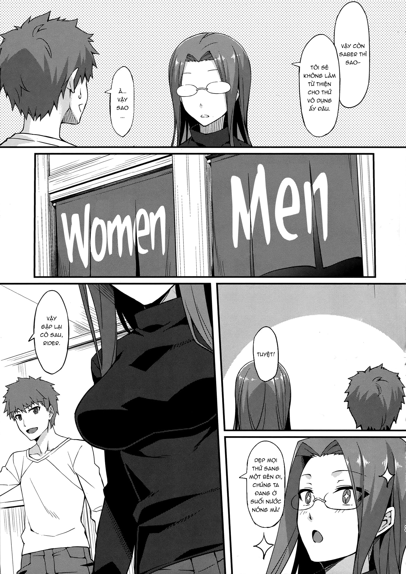 HentaiVN.net - Ảnh 7 - Suối nước nóng cùng Rider-san [Rider-san to Onsen Yado. | Hot Spring Inn With Rider-san.] - Chap 1