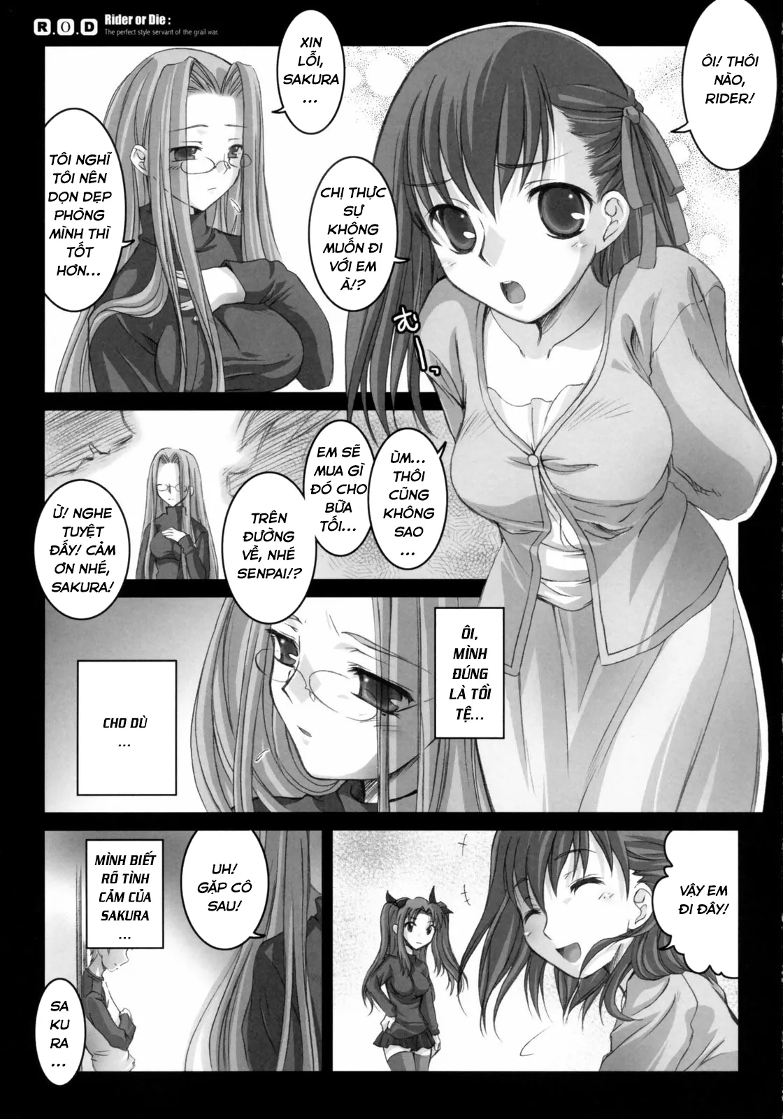HentaiVN.net - Ảnh 7 - R.O.D -Rider or Die- (Fate/Hollow Ataraxia) - Chap 1