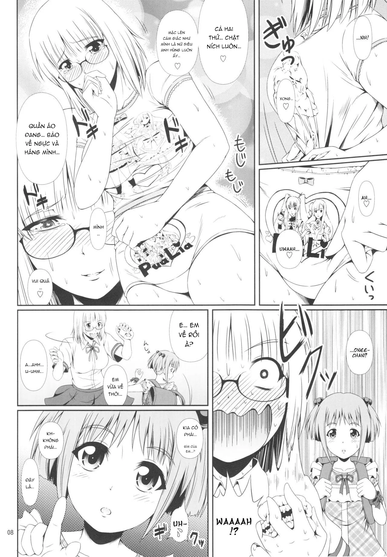 HentaiVN.net - Ảnh 7 - Naisho Nano! -Haruhara-ke Sanshimai Monogatari- 3 [ナイショなの! -陽原家三姉妹物語- 3] - Chap 1