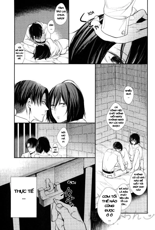 HentaiVN.net - Ảnh 15 - Ánh sáng phía bên kia (Shingeki no Kyojin) [Kanata no hikari] - Chap 1