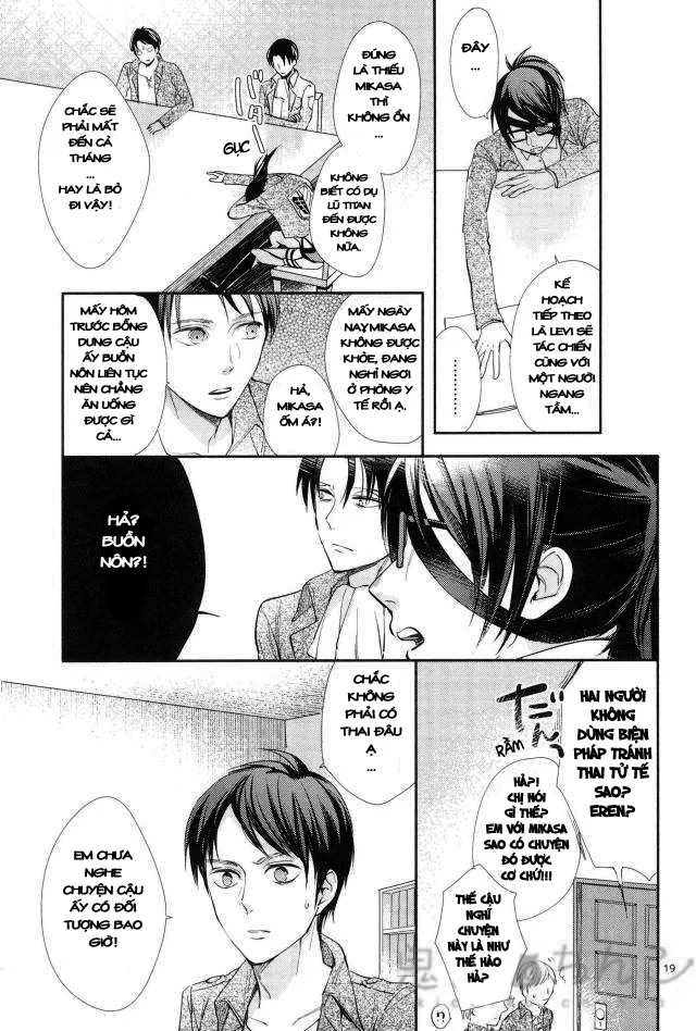 HentaiVN.net - Ảnh 17 - Ánh sáng phía bên kia (Shingeki no Kyojin) [Kanata no hikari] - Chap 1