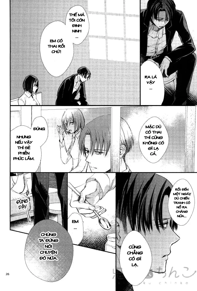 HentaiVN.net - Ảnh 24 - Ánh sáng phía bên kia (Shingeki no Kyojin) [Kanata no hikari] - Chap 1