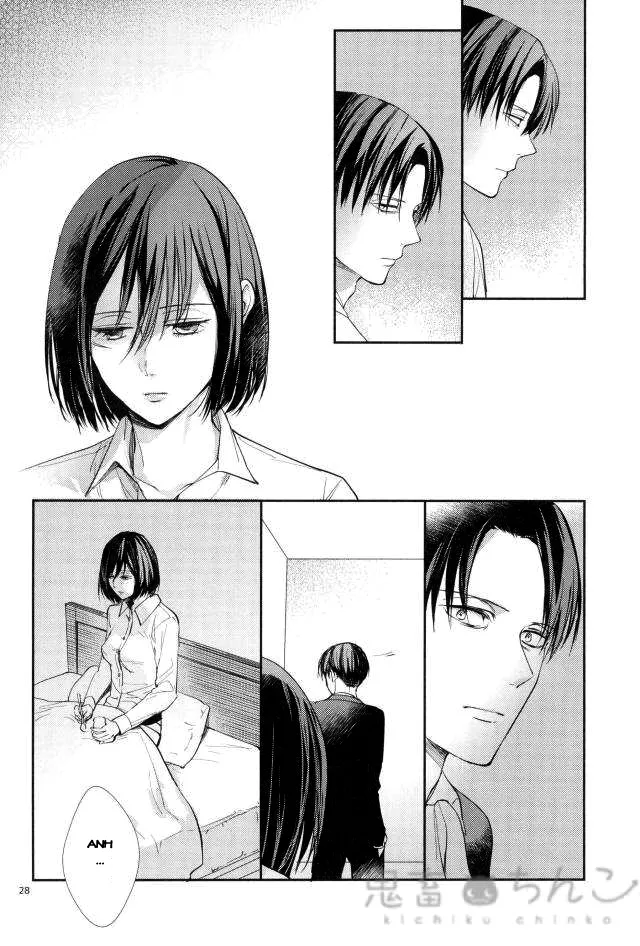 HentaiVN.net - Ảnh 26 - Ánh sáng phía bên kia (Shingeki no Kyojin) [Kanata no hikari] - Chap 1