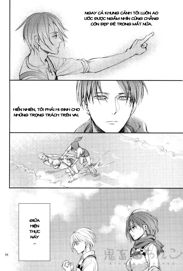 HentaiVN.net - Ảnh 32 - Ánh sáng phía bên kia (Shingeki no Kyojin) [Kanata no hikari] - Chap 1