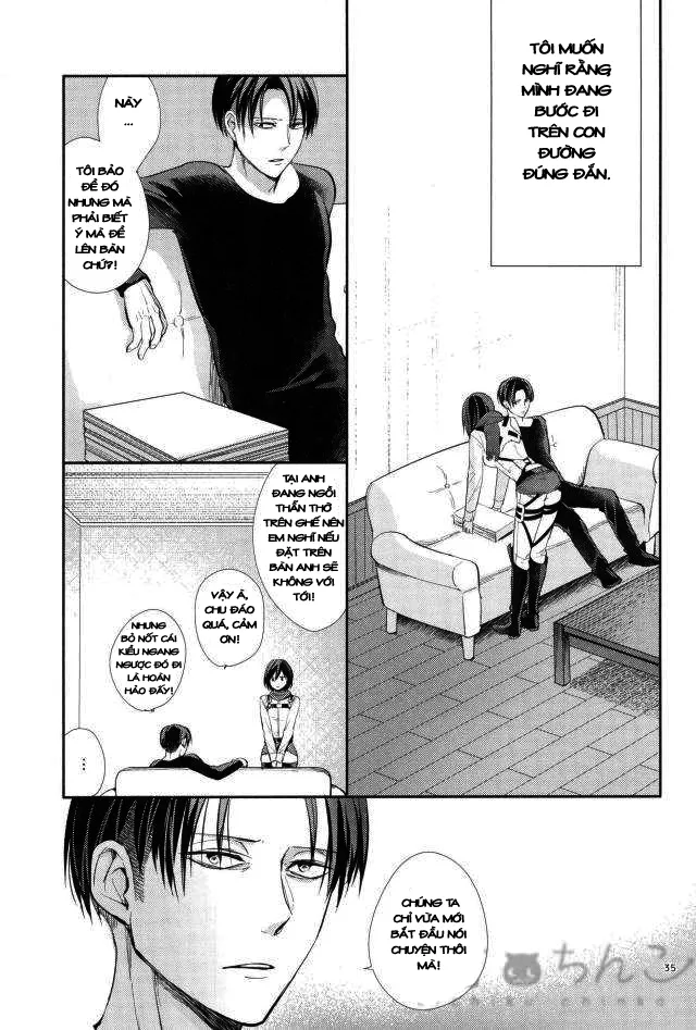 HentaiVN.net - Ảnh 33 - Ánh sáng phía bên kia (Shingeki no Kyojin) [Kanata no hikari] - Chap 1