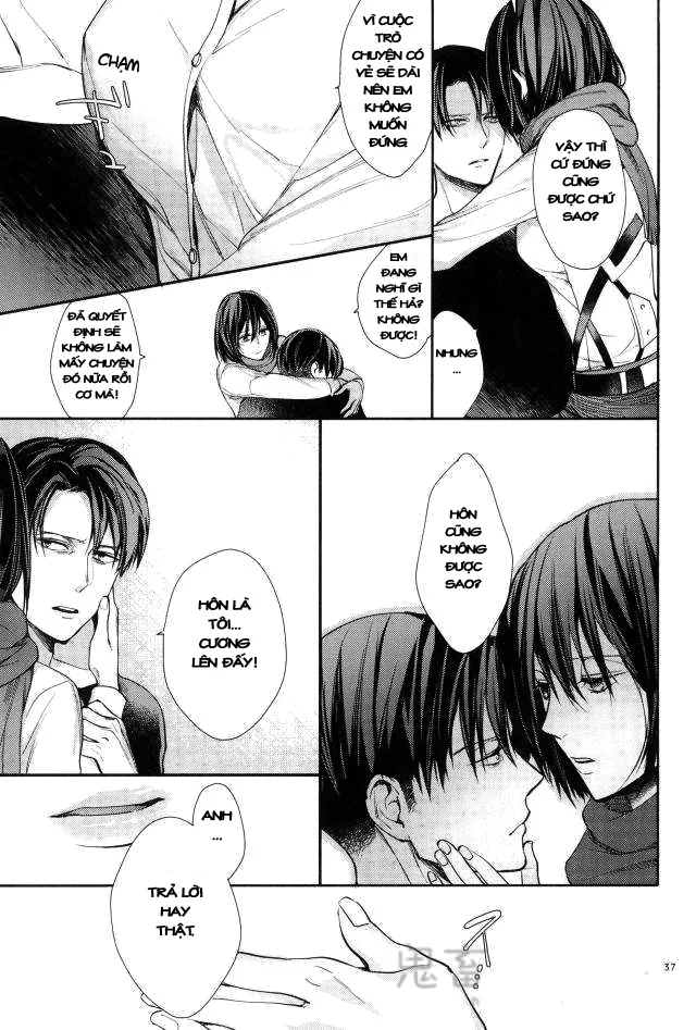 HentaiVN.net - Ảnh 35 - Ánh sáng phía bên kia (Shingeki no Kyojin) [Kanata no hikari] - Chap 1