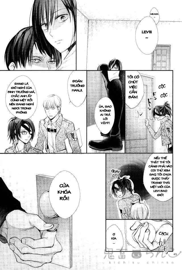 HentaiVN.net - Ảnh 43 - Ánh sáng phía bên kia (Shingeki no Kyojin) [Kanata no hikari] - Chap 1