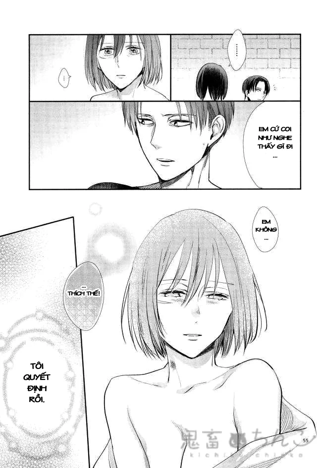 HentaiVN.net - Ảnh 53 - Ánh sáng phía bên kia (Shingeki no Kyojin) [Kanata no hikari] - Chap 1