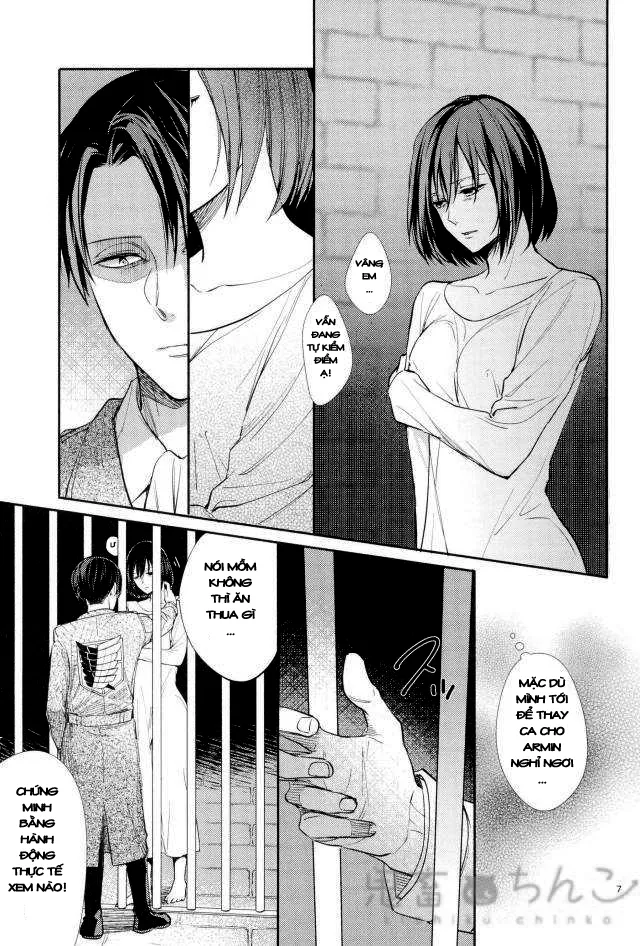 HentaiVN.net - Ảnh 5 - Ánh sáng phía bên kia (Shingeki no Kyojin) [Kanata no hikari] - Chap 1