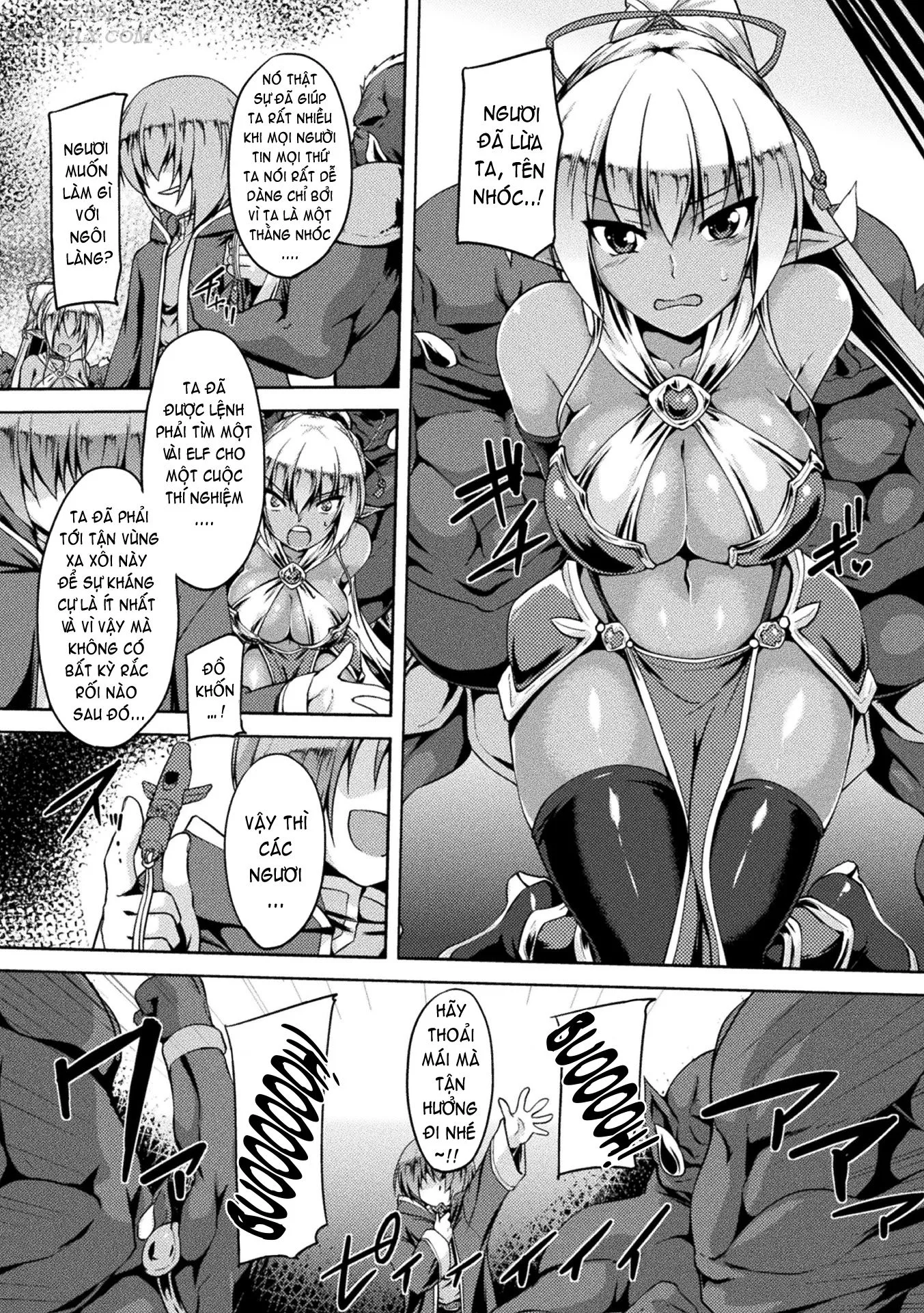 HentaiVN.net - Ảnh 6 - Gang-Raped Dark Elf - Chap 1