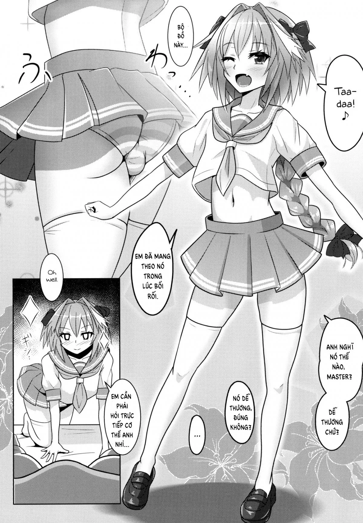 HentaiVN.net - Ảnh 6 - Astolfo-kun to Ryoushi Koukan Shiau Hon - Chap 1