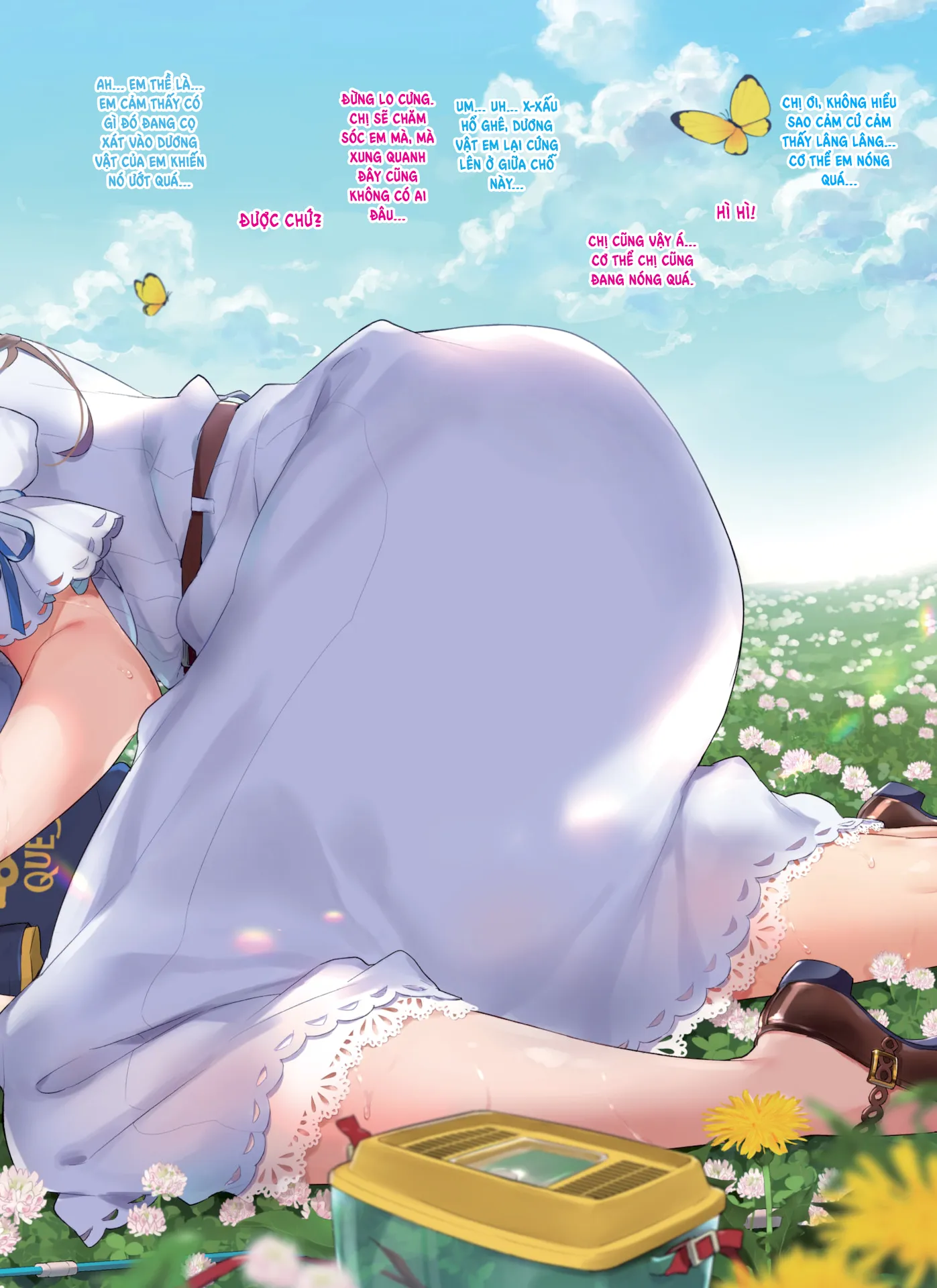 HentaiVN.net - Ảnh 4 - Hòn Đảo Hứng Tình [The Island Where Ladies Instantly Come Running When You Get Horny] - Chap 1