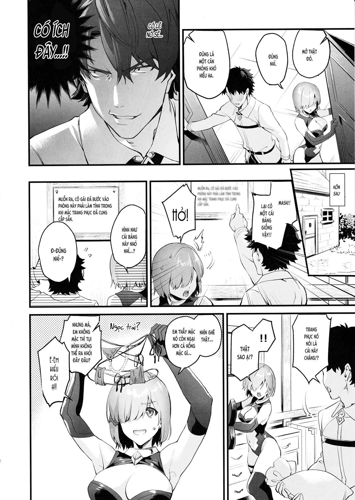 HentaiVN.net - Ảnh 12 - Phải làm tình mới có thể ra được... (FGO) [Phải làm tình mới có thể ra được nên không còn cách nào khác nhỉ? (Fate/Grand Order); Sex Shinai to Derarenai nara Shikatanai desu ne? (Fate/Grand Order); セック〇しないとでられないなら仕方ないですね？ (Fate⁄Grand Order)] - Chap 1