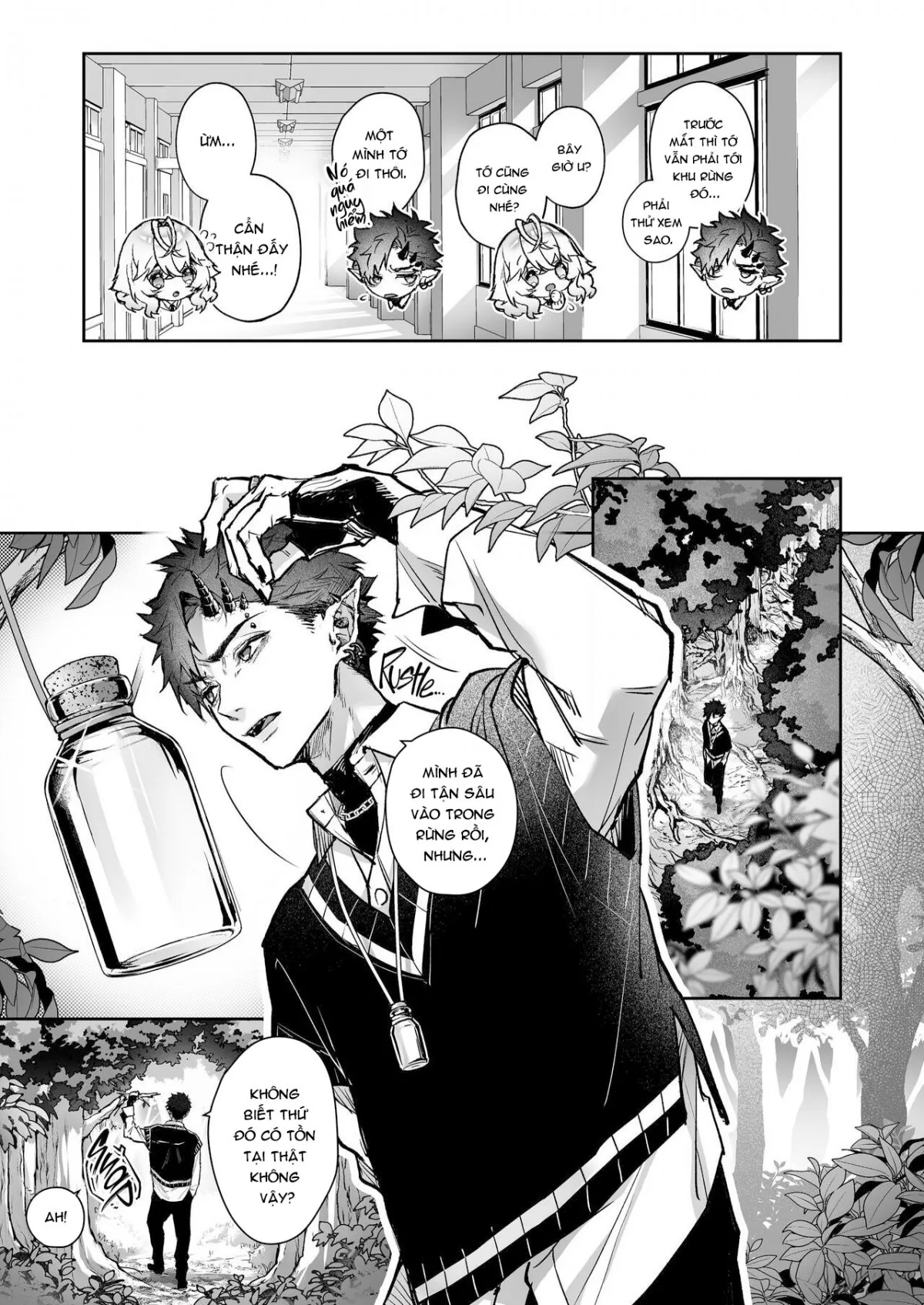 HentaiVN.net - Ảnh 10 - Thiên Thần Là Sự Giả Dối [リア・アグレッション～もしも君そっくりに変身するモンスターに襲われたら～; The Angel Is A Lie] - Chap 1
