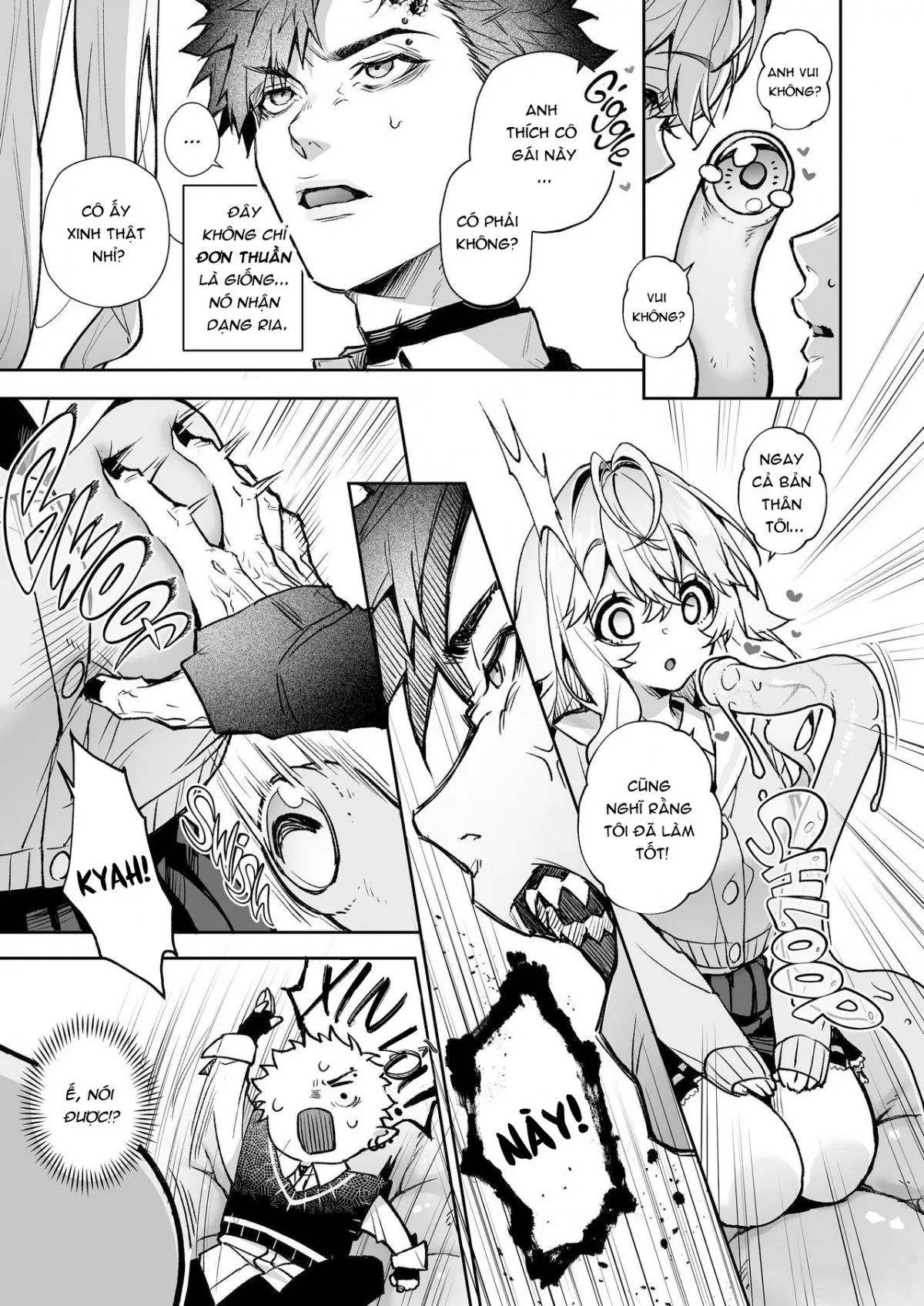 HentaiVN.net - Ảnh 16 - Thiên Thần Là Sự Giả Dối [リア・アグレッション～もしも君そっくりに変身するモンスターに襲われたら～; The Angel Is A Lie] - Chap 1
